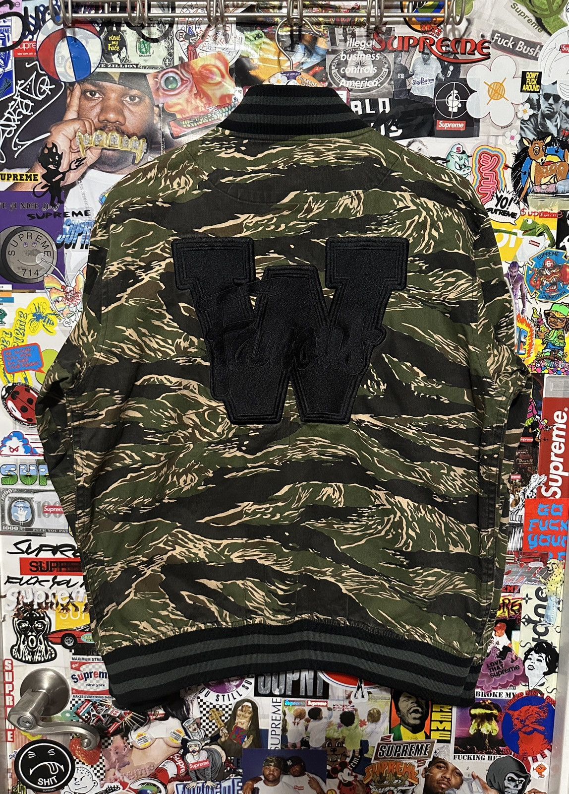 NCAA 2007 Supreme NCAA FTW Varsity Jacket Tiger Camo Patches OG Size US S / EU 44-46 / 1 - 2 Thumbnail
