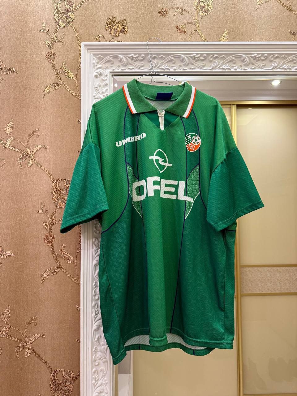 Umbro REPUBLIC OF IRELAND 1994 1995 FOOTBALL VINTAGE UMBRO JERSEY Size US XL / EU 56 / 4 - 1 Thumbnail
