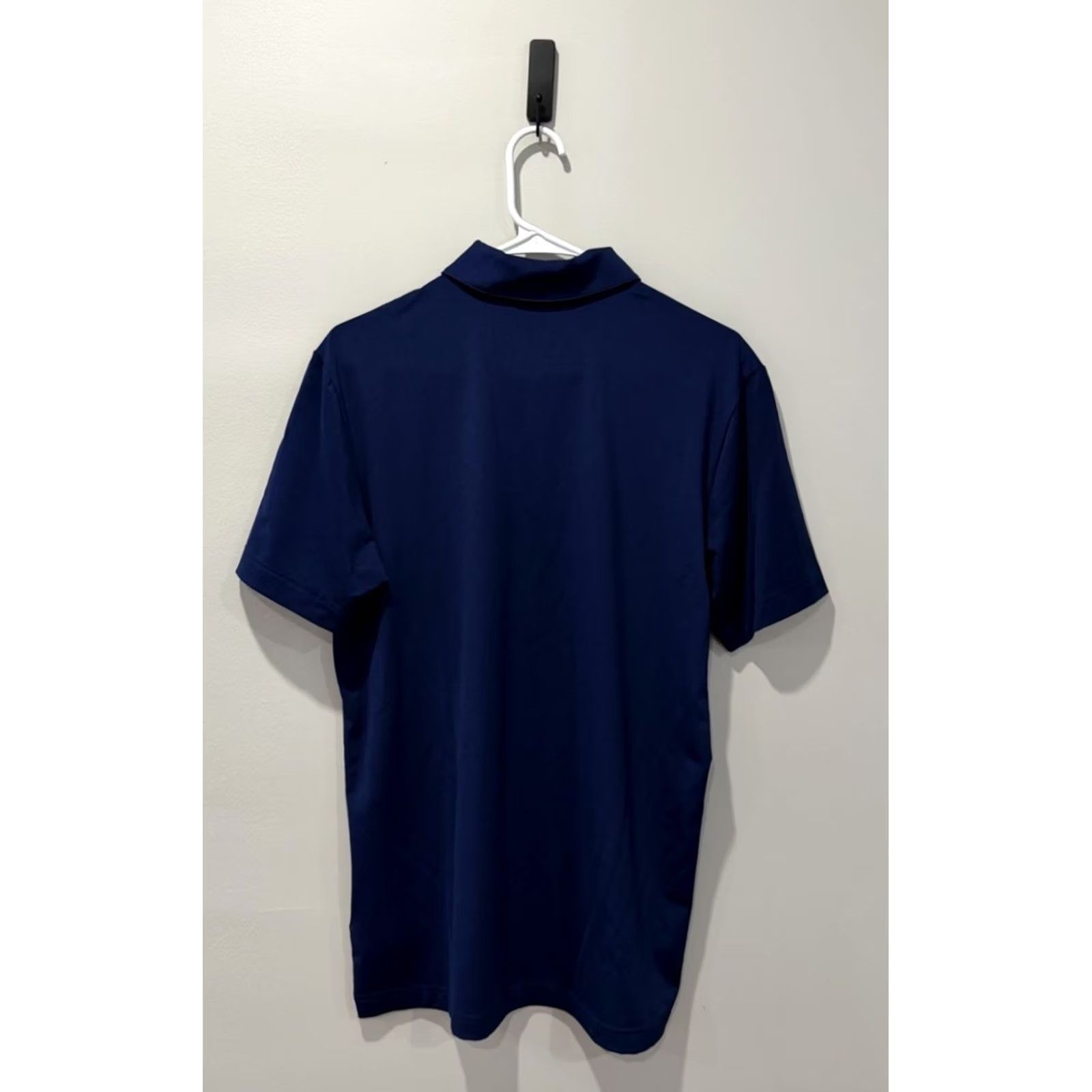 Adidas adidas Golf Polo Shirt Mens S Blue Solid Short Sleeve Performance Moisture Wicking Regular Fit GolfN/A Size US S / EU 44-46 / 1 - 2 Thumbnail