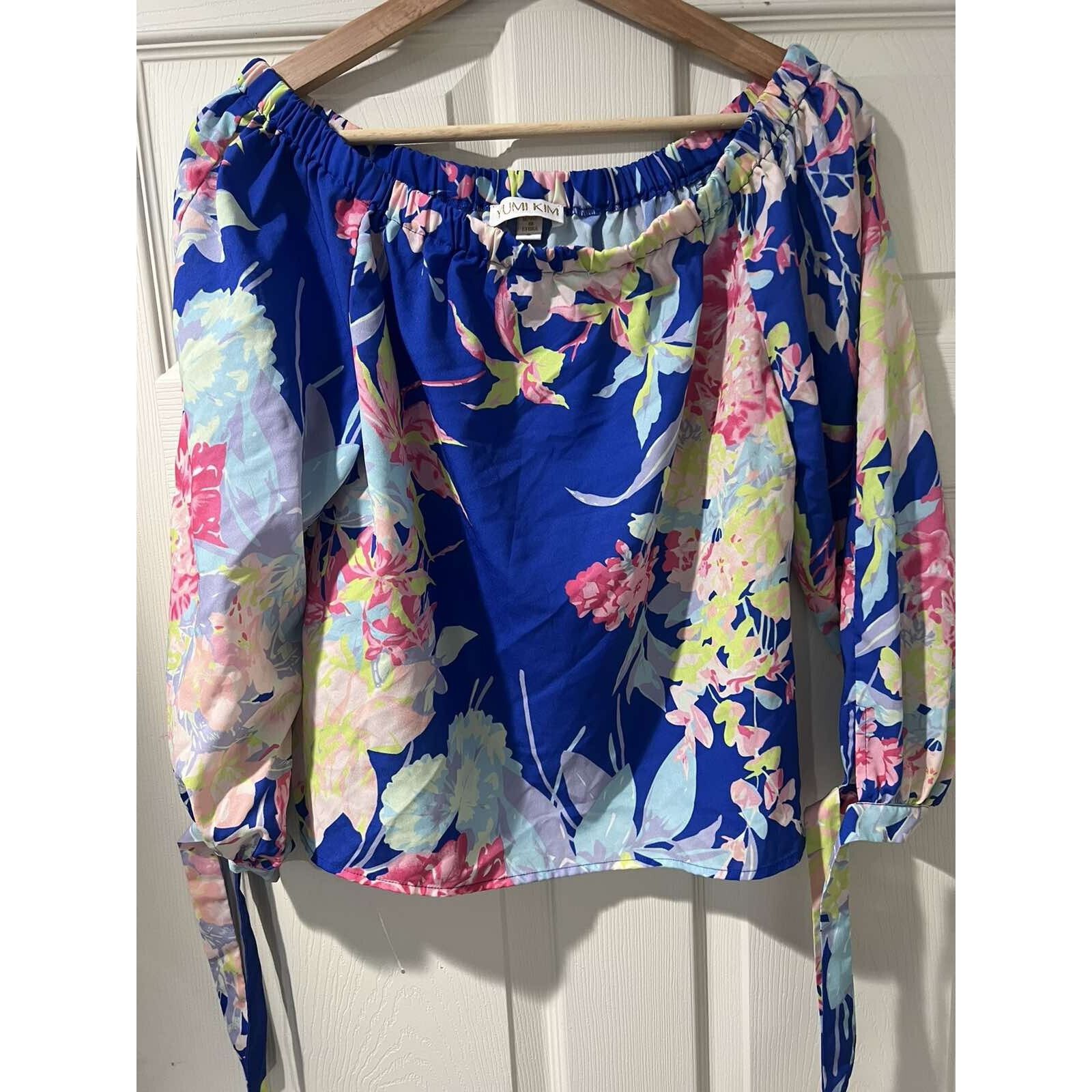 & Other Stories Yumi Kim Size S Tropic Blouse Off Shoulder Tie A001783 Size S / US 4 / IT 40 - 3 Thumbnail