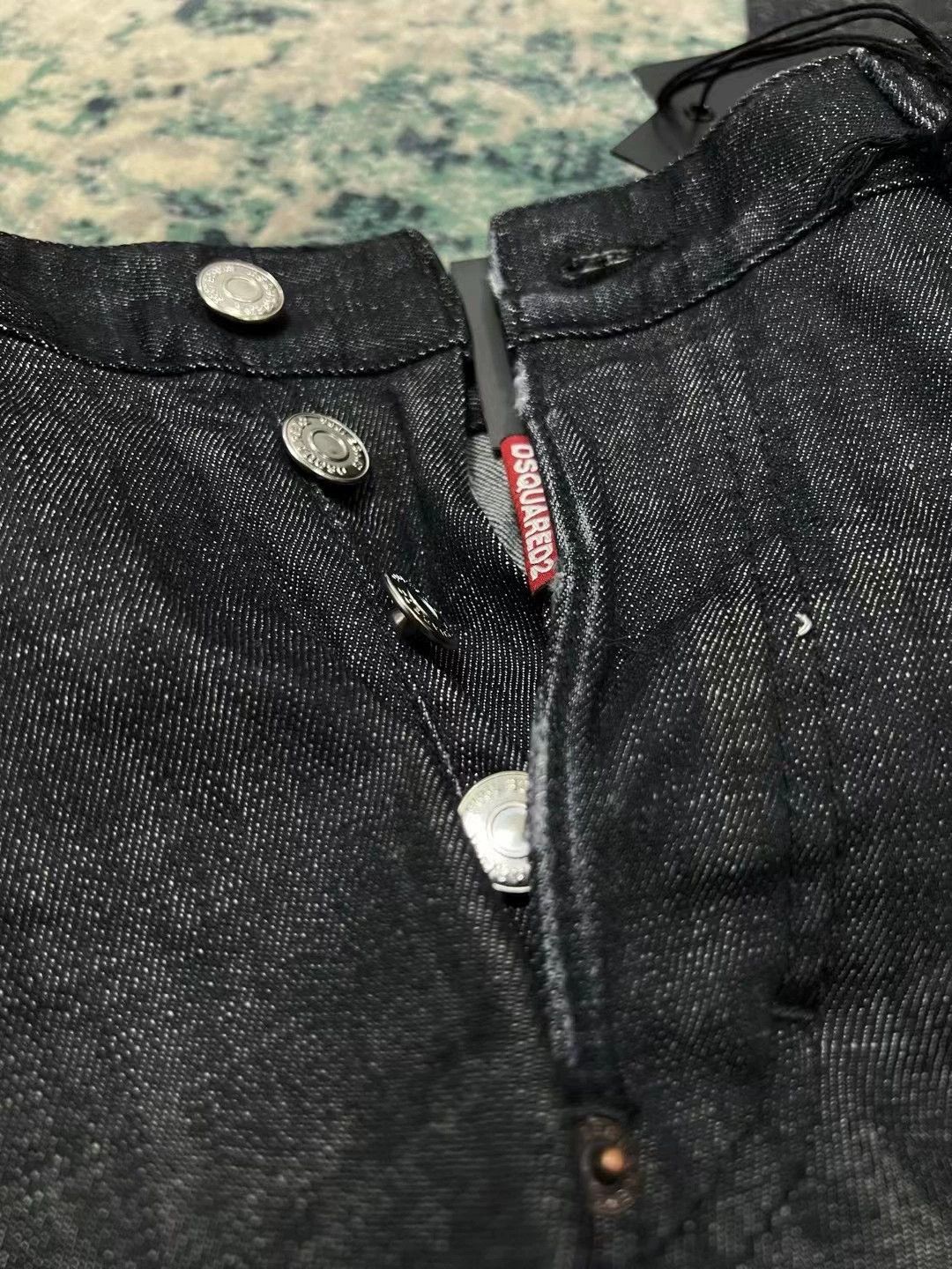 Dsquared2 Dsquared2 2023 SS TIDY BIKER Slim Black Grey Washed 44-52 Size US 30 / EU 46 - 3 Thumbnail