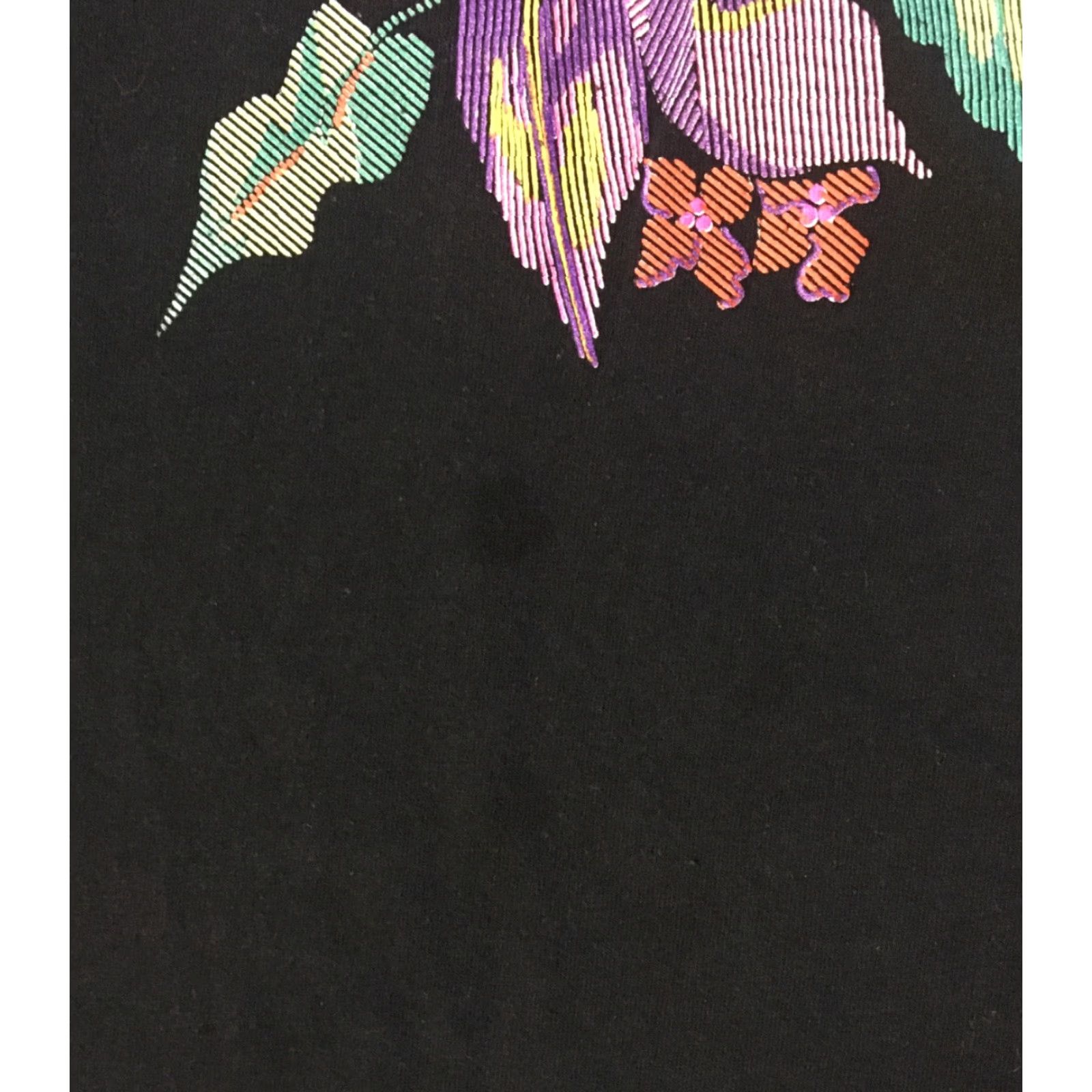 Vintage VINTAGE Cat Flowers Art Shirt XL Black 80s 90s Single Stitch Mens T-Shirt USA Animals Nature Picasso Pop Art Retro Grunge Beach Cartoon Dinosaur? Size US XL / EU 56 / 4 - 4 Thumbnail