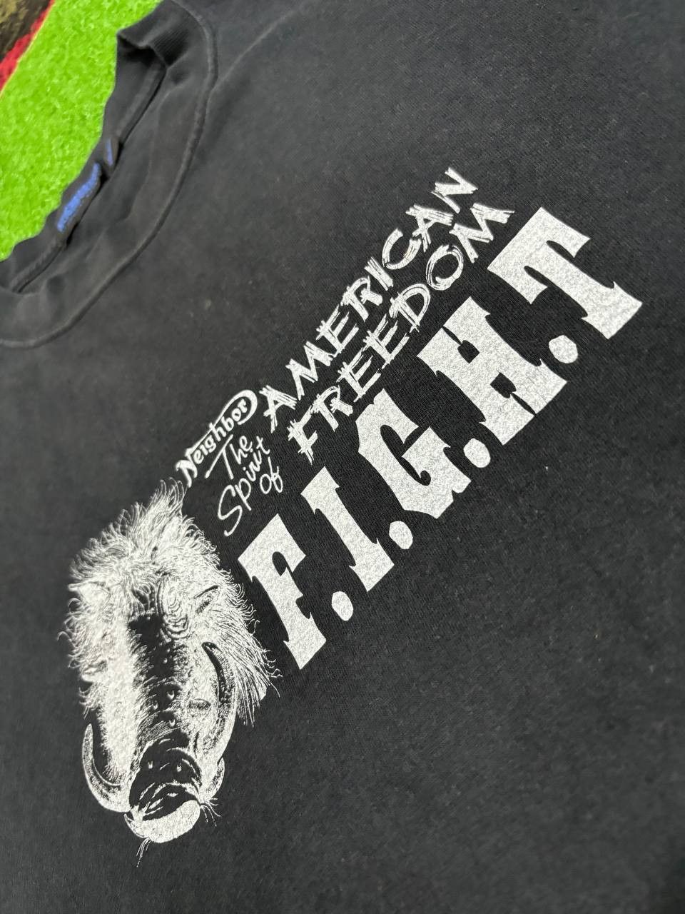 Designer × Japanese Brand × Neighborhood Neighborhood Pig Head America Freedon F.I.G.H.T Size US M / EU 48-50 / 2 - 7 Thumbnail
