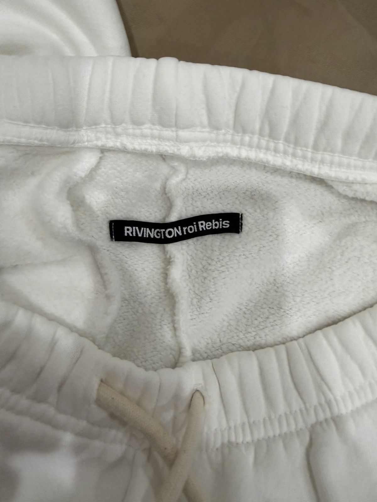 RRR-123 RIVINGTON ROI REBIS 'USO-123 CVA' WHITE SWEATPANTS size S Size US 31 - 4 Thumbnail