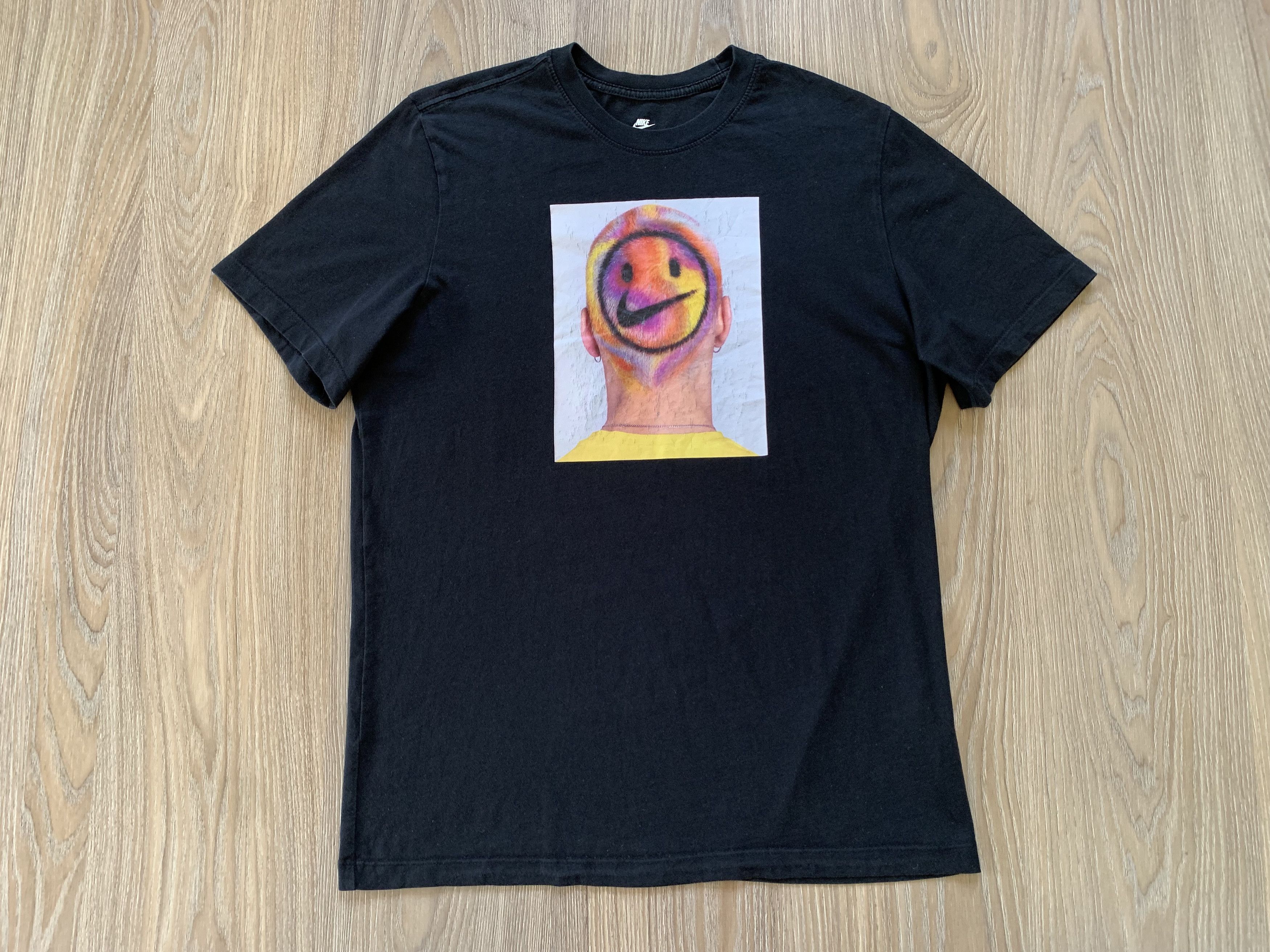 Nike The Nike Tee Black Cotton Printed T Shirt 2022 Size US L / EU 52-54 / 3 - 2 Thumbnail