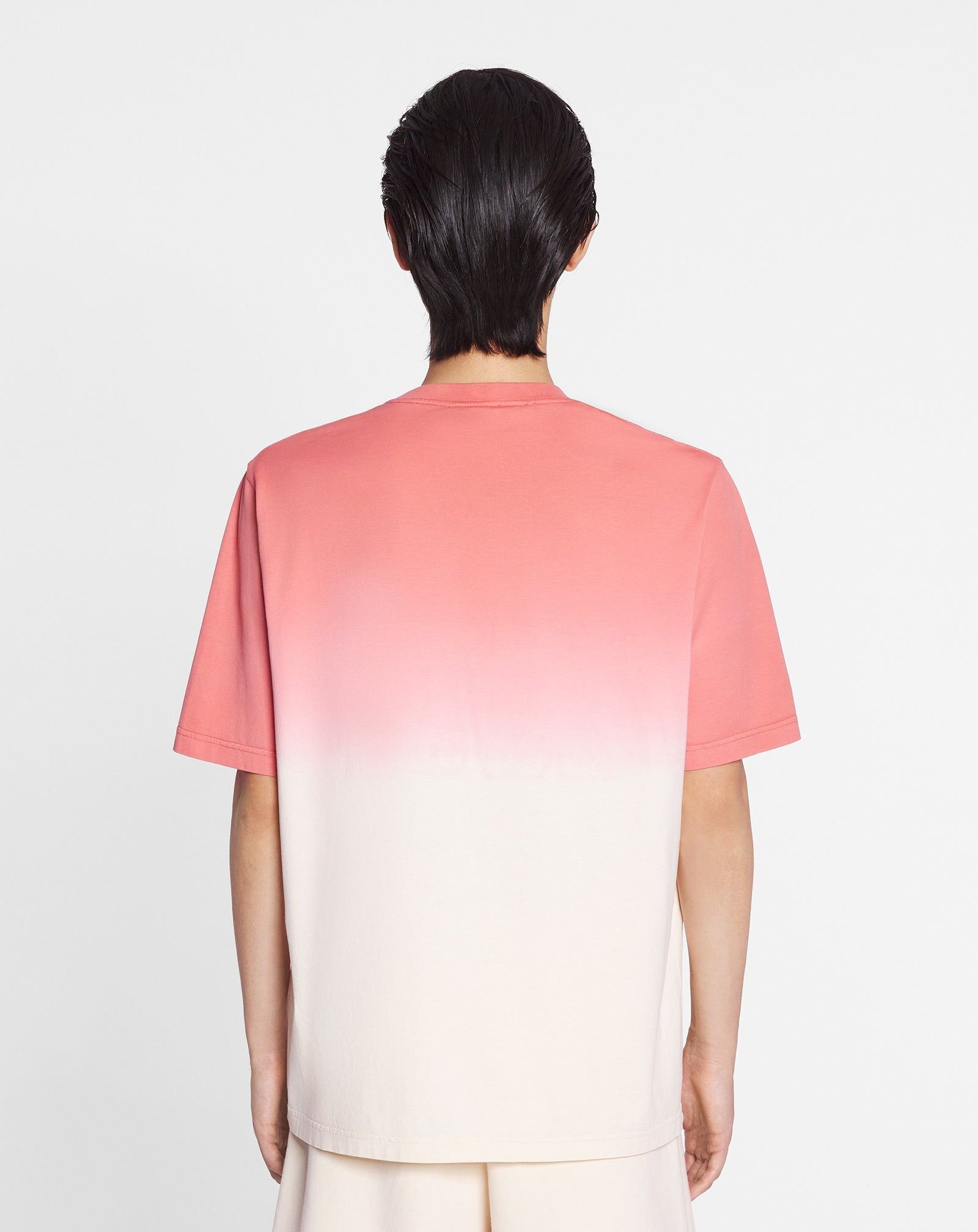 Lanvin o1mle0825 Straight Fit T-Shirt in Pink Size US S / EU 44-46 / 1 - 4 Thumbnail