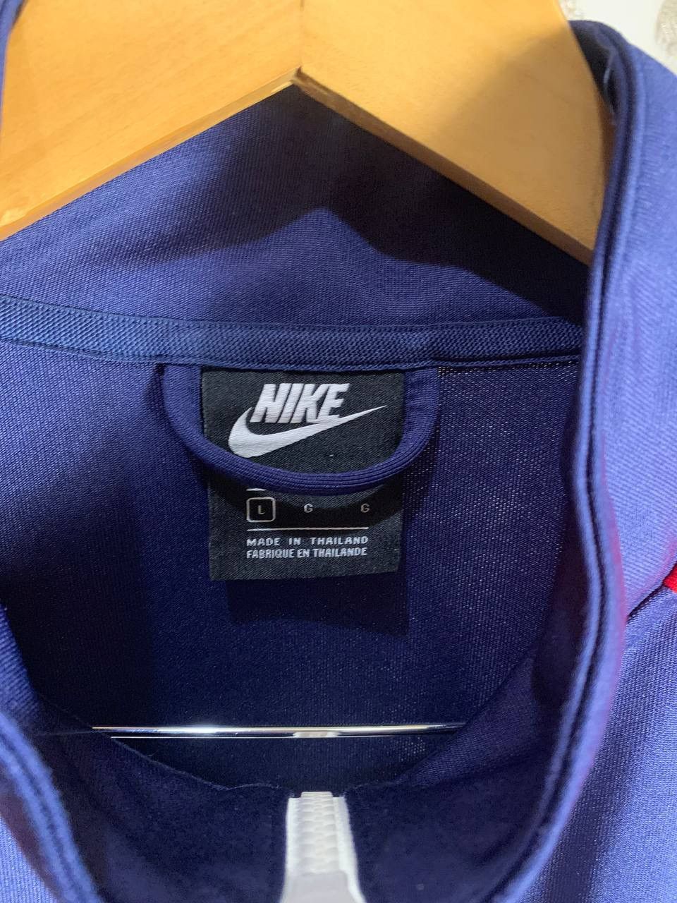 Nike × Vintage VERY RARE NIKE FULL ZIP LIGHT JACKET JAPAN STYLE Y2K SWOOSH Size US L / EU 52-54 / 3 - 4 Thumbnail
