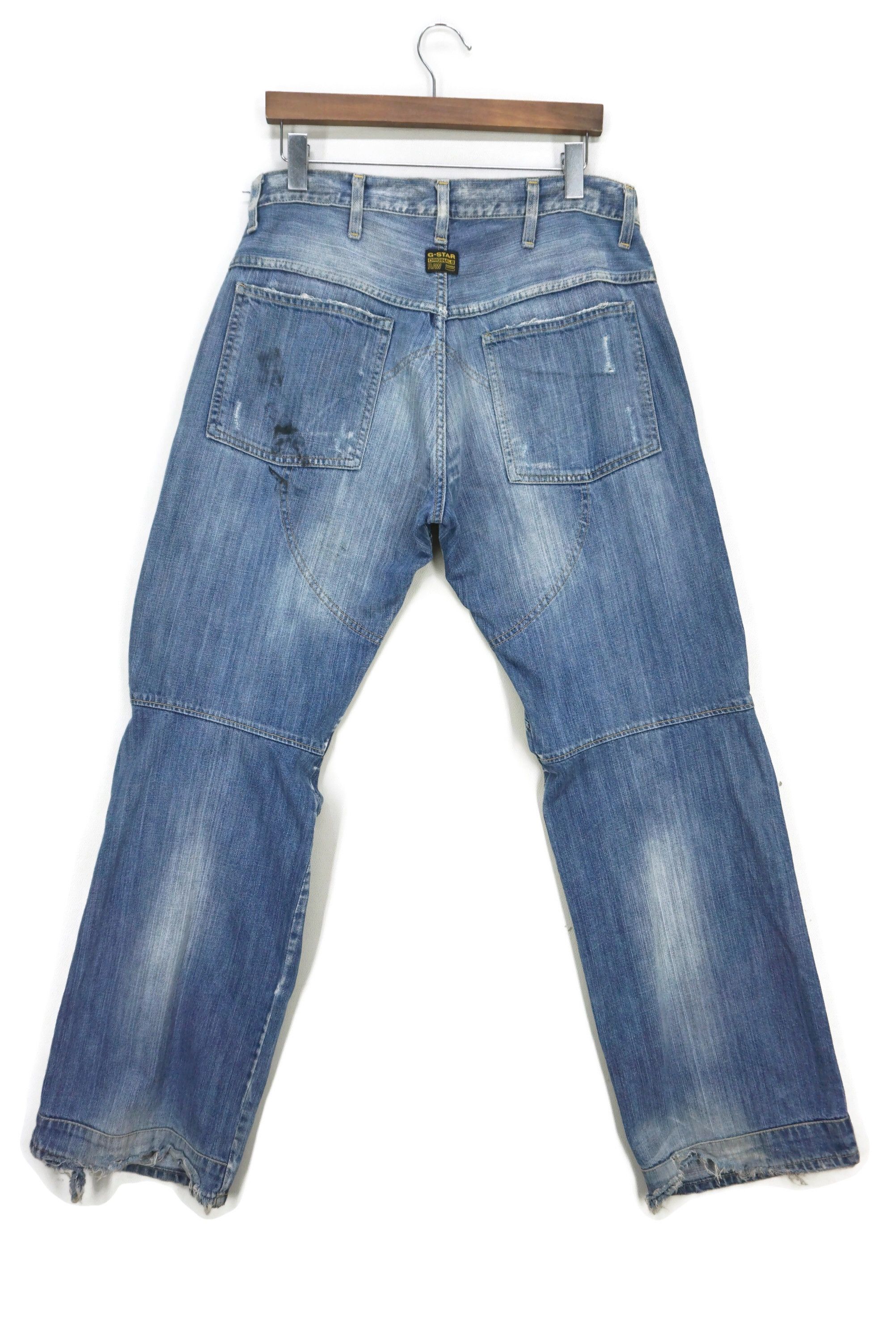 G-Star G-star Jeans Size W33xL34.5 Elwood Patchwork Baggy Denim Size US 33 - 2 Thumbnail