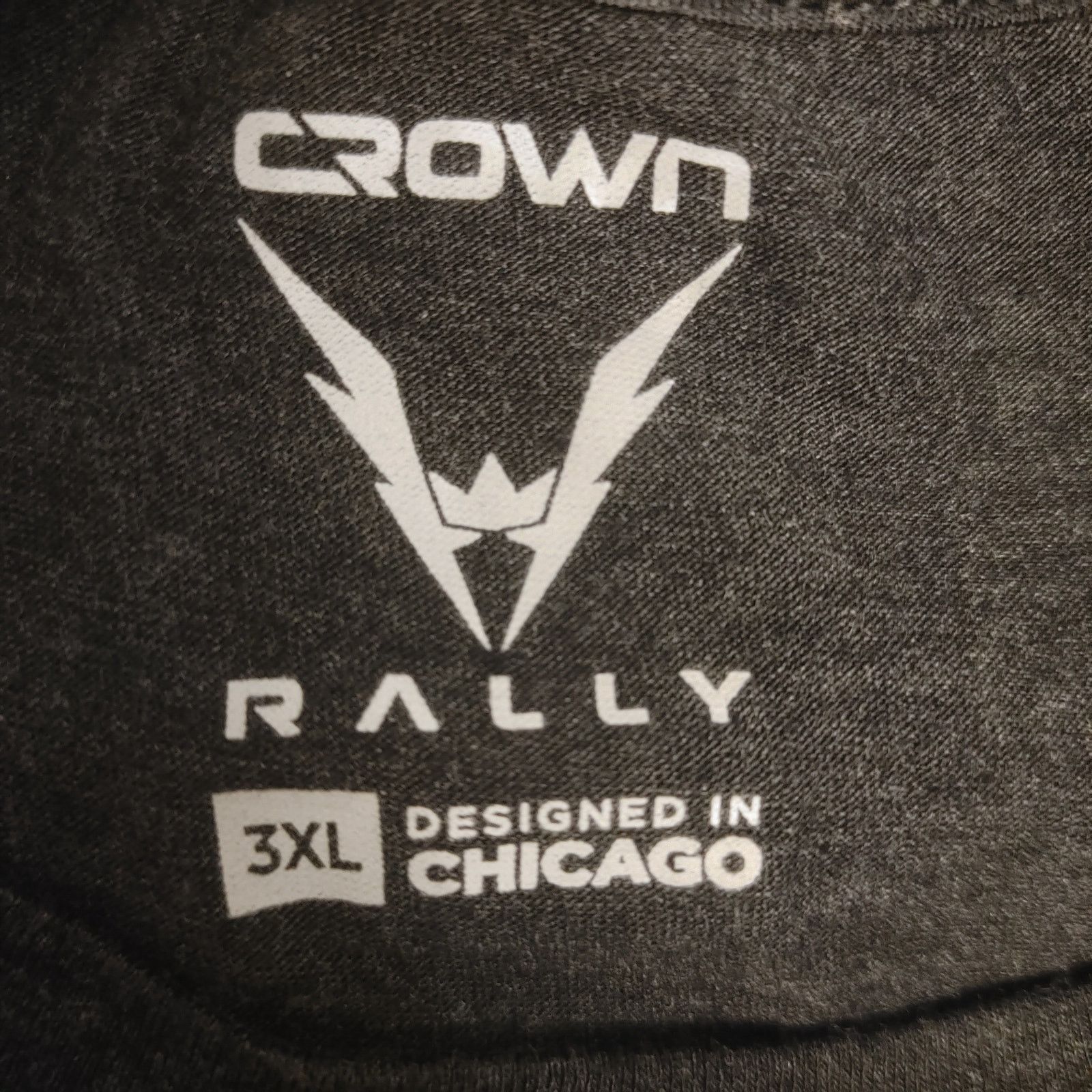 Other Crown Rally Men's 3XL Gray/White Graphic Tee Size 3XL / US 20-22 - 3 Thumbnail