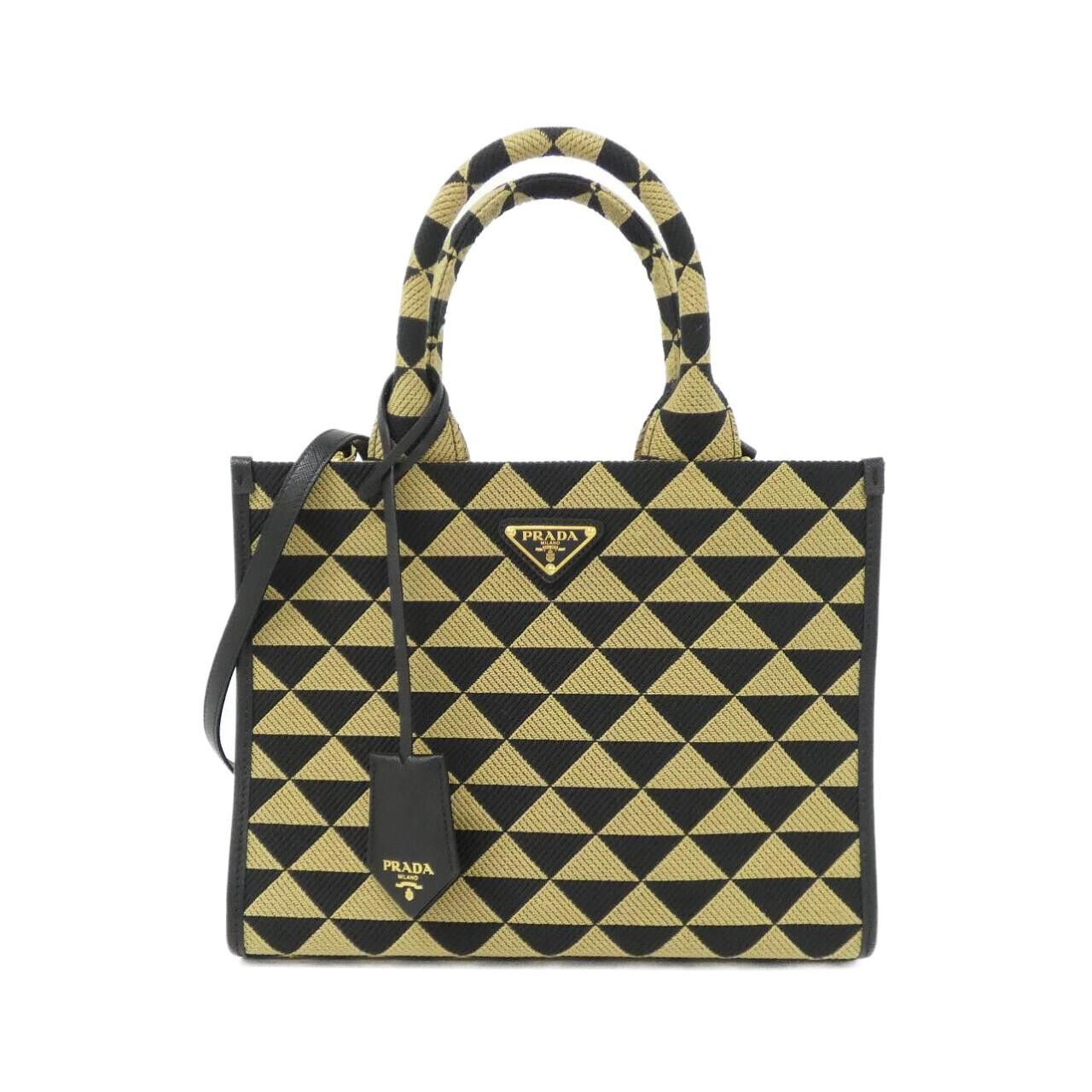 Prada Prada Prada 1BA354 TRIANGOLO JACQUARD Bag Textile Crossbody Bag 1BA354 DUTY FREE for USA Size ONE SIZE - 1 Thumbnail
