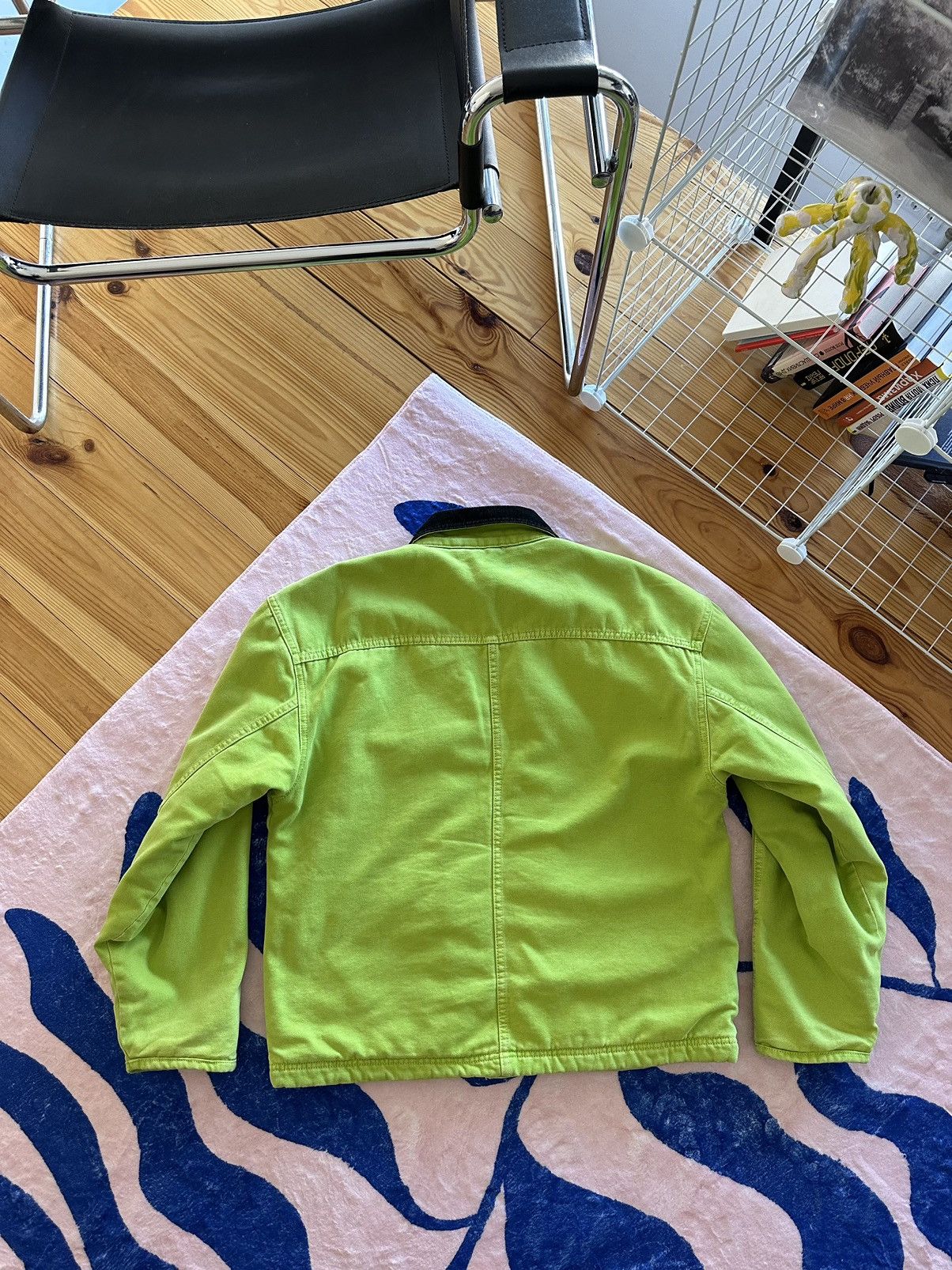 Stussy Stussy Washed Canvas Shop Jacket Lime Size US M / EU 48-50 / 2 - 10 Thumbnail