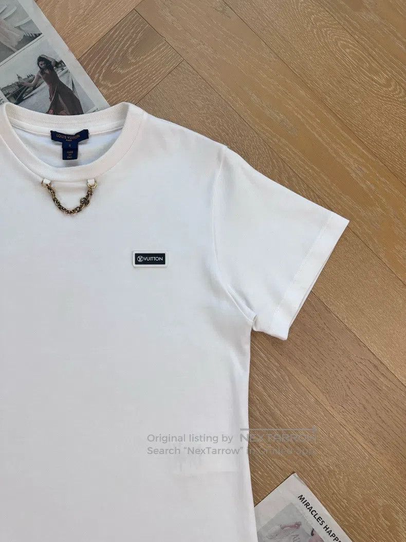Louis Vuitton Louis Vuitton Chain LOGO slogan T-shirt short sleeve Size US S / EU 44-46 / 1 - 5 Thumbnail
