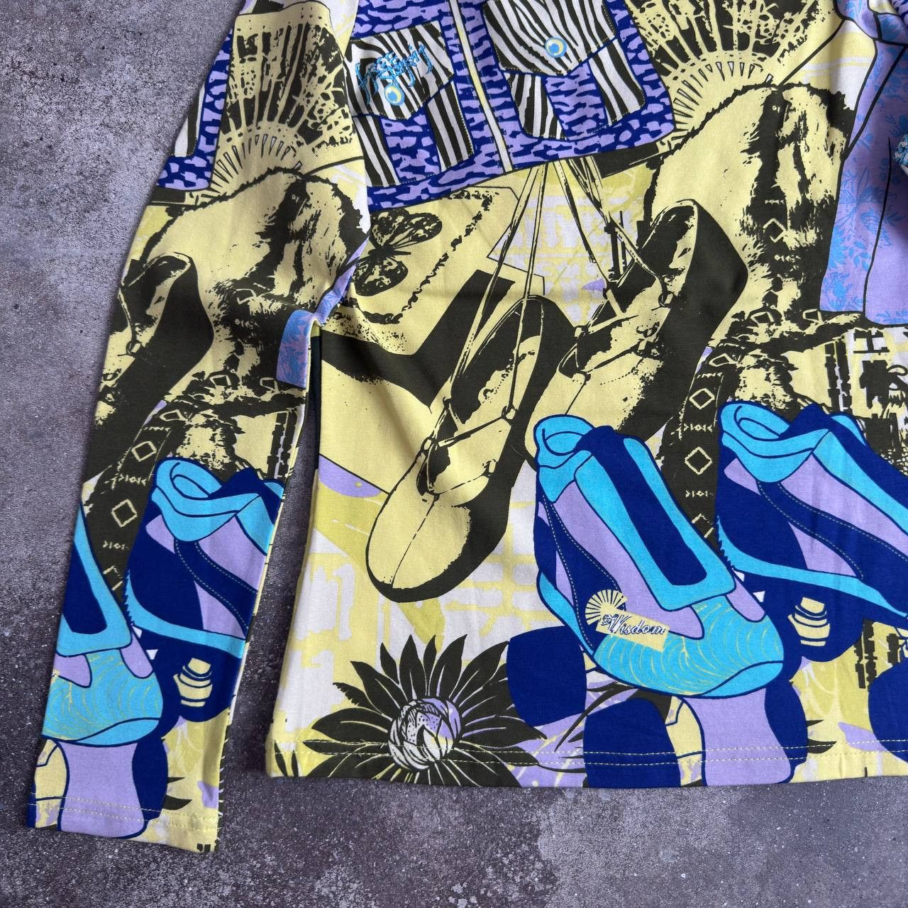 Custo Barcelona Custo Barcelona Y2K Vintage Lady Printed Long Sleeve Top Size M / US 6-8 / IT 42-44 - 11 Thumbnail