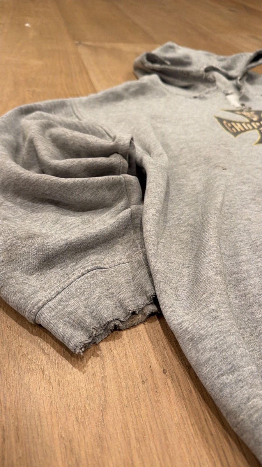 West Coast Choppers Vintage West Coast Choppers Hoodie *CRAZY FADE & DISTRESS* Size US L / EU 52-54 / 3 - 4 Thumbnail