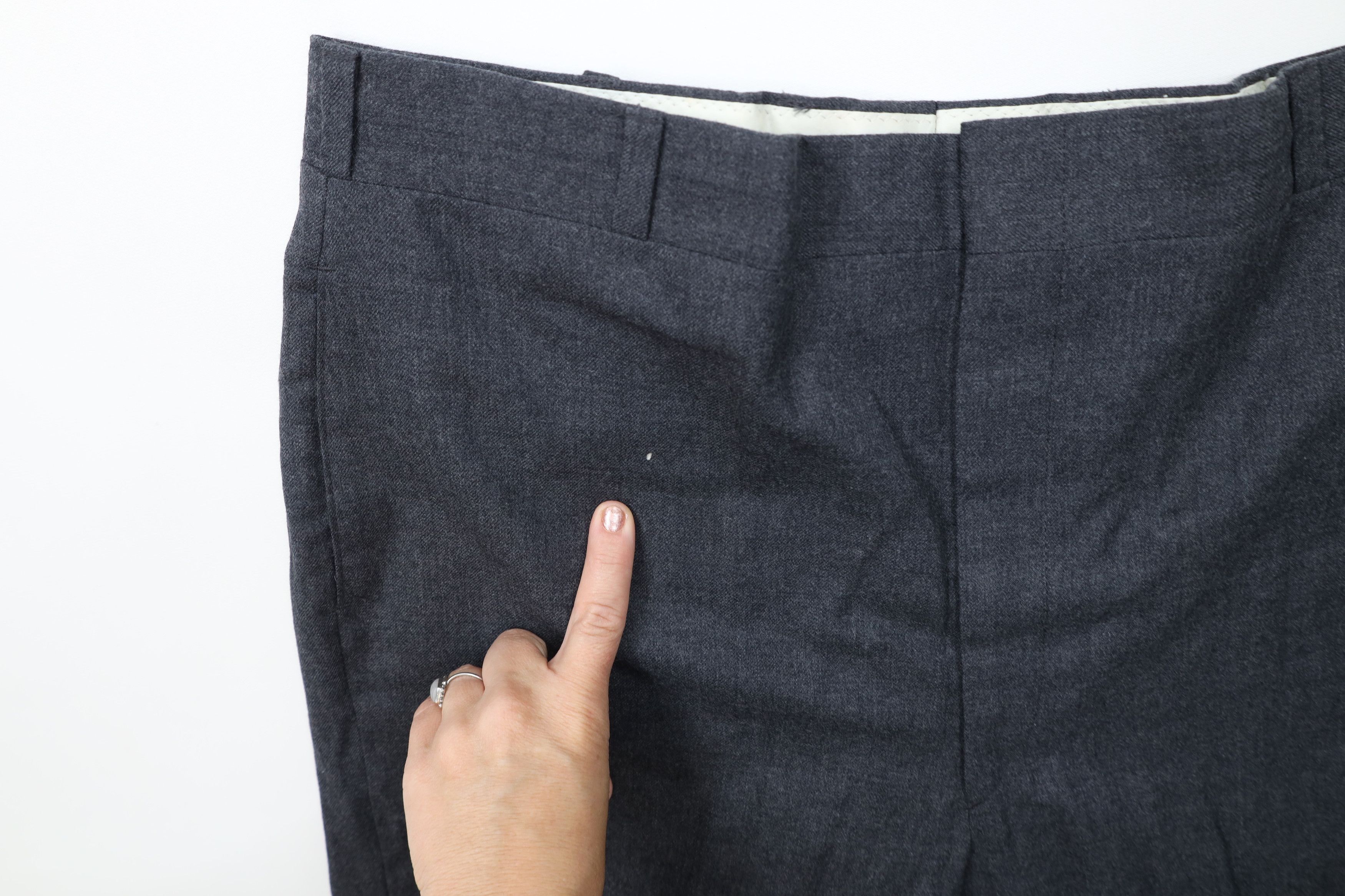 Vintage Deadstock Vintage 60s 70s Streetwear Wool Chino Pants Gray Size US 38 / EU 54 - 5 Thumbnail