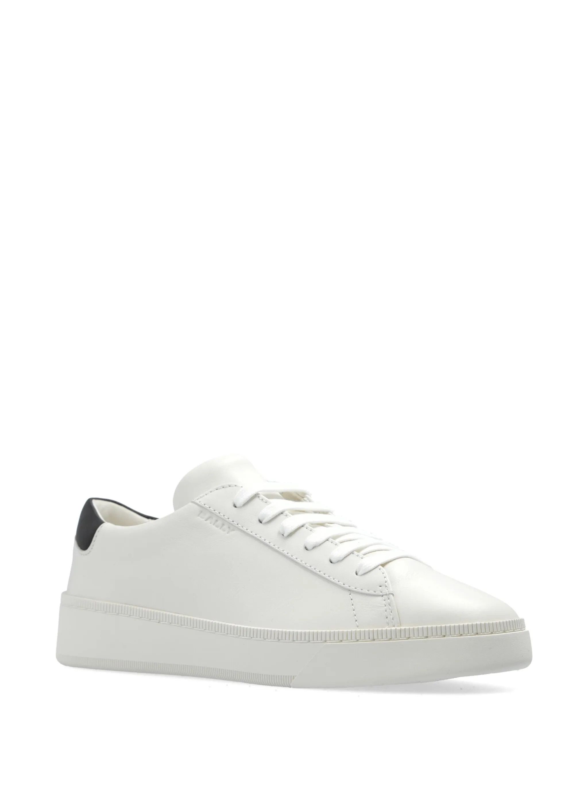 Bally o1s22i1n0125 Soft Leather Ryvery Sneakers in White Size US 11 / IT 41 - 4 Thumbnail