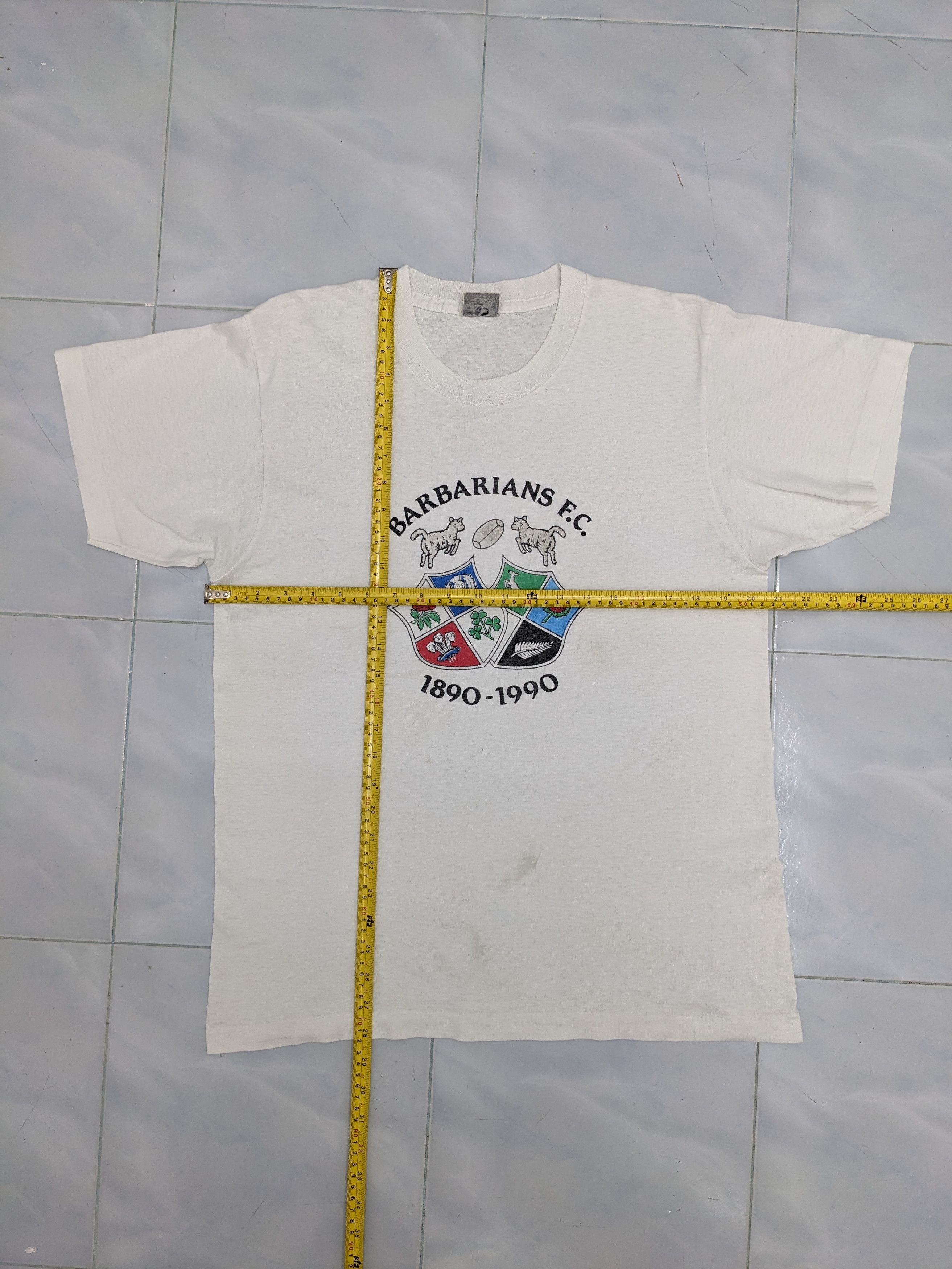 Vintage Vintage Barbarians F.C Rugby League Tshirt Size US M / EU 48-50 / 2 - 5 Thumbnail