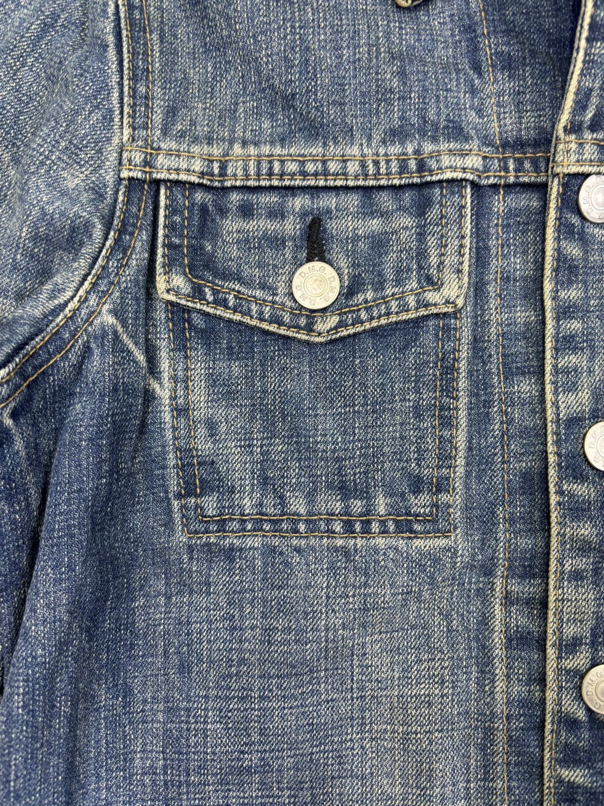 Spellbound 💥Raw Fades💥Vtg DMG Type 3 Trucker Jacket F951 Size US XS / EU 42 / 0 - 5 Thumbnail