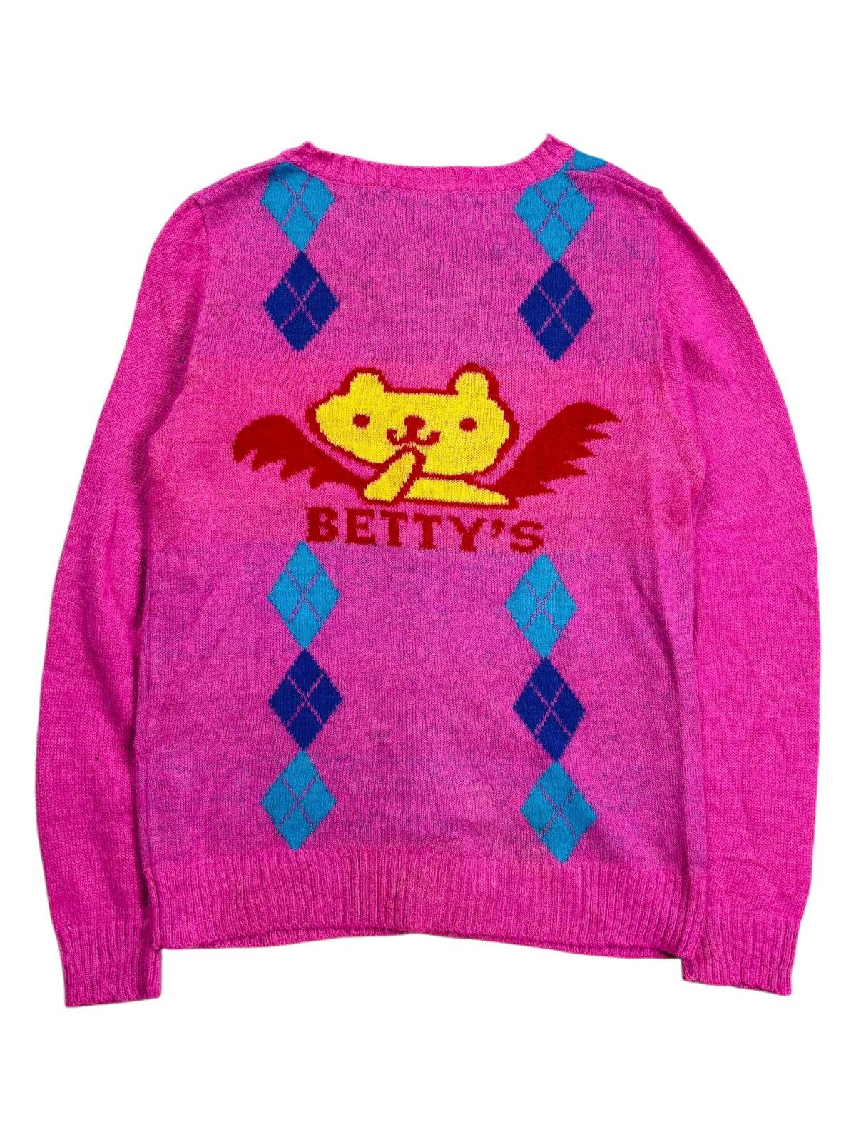 Hysteric Glamour 2000s Bettys Blue - Mascots Knitted Cardigan Size US M / EU 48-50 / 2 - 1 Thumbnail