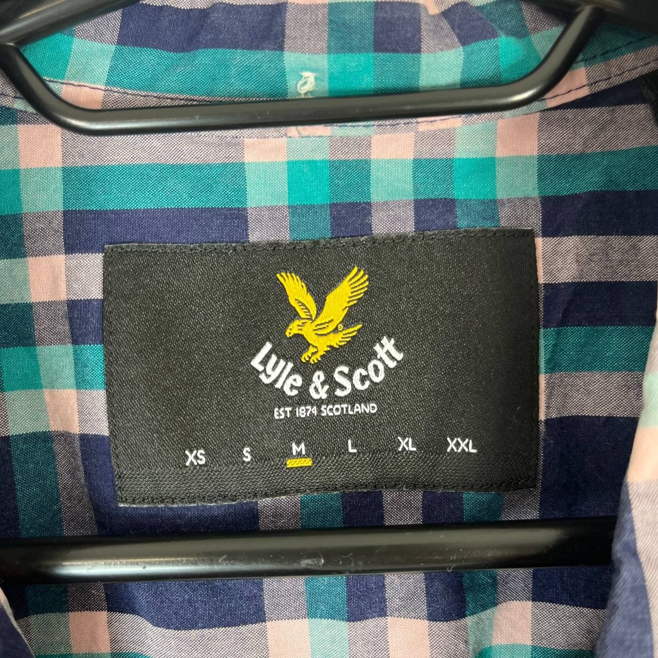 Lyle & Scott Lyle & Scott Men’s Plaid Shirt Blue Green Long Sleeve Size M Size US M / EU 48-50 / 2 - 3 Thumbnail