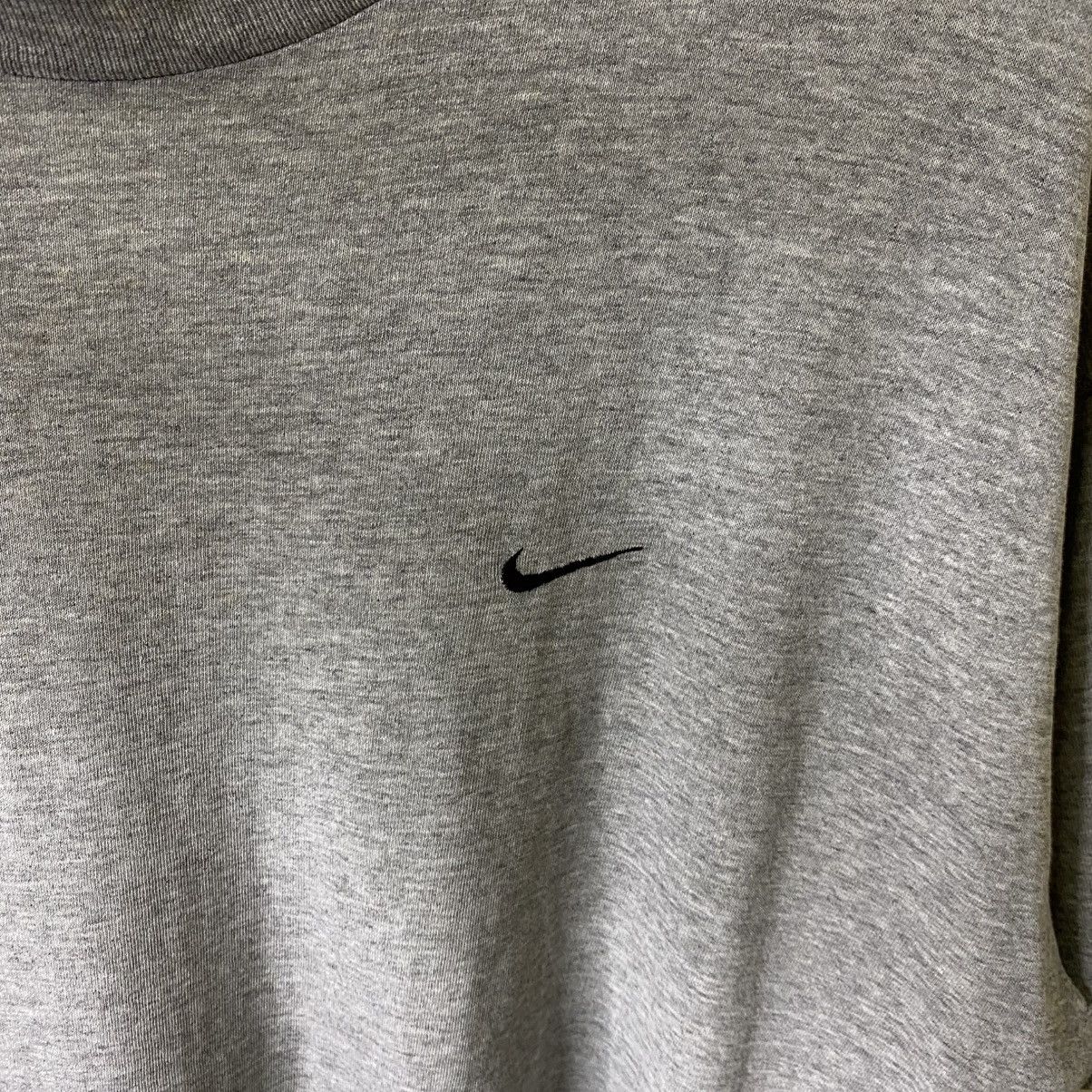 Nike Vintage 1990s Nike Essential Embroidery Small Swoosh T Shirt Size US XL / EU 56 / 4 - 2 Thumbnail