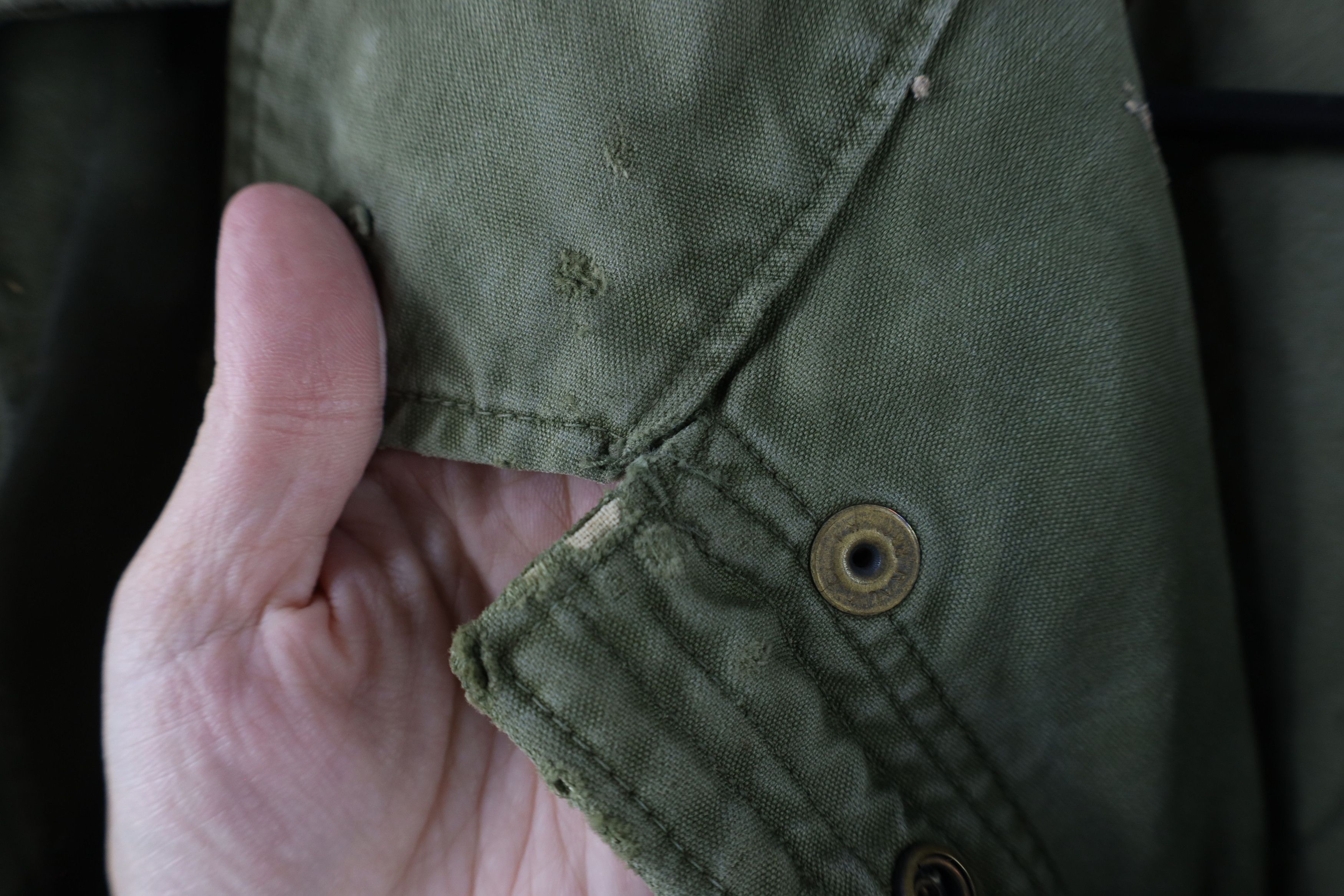 Vintage Vintage 50s Korean War M-1951 Field Shell Jacket Green USA Size US M / EU 48-50 / 2 - 10 Thumbnail