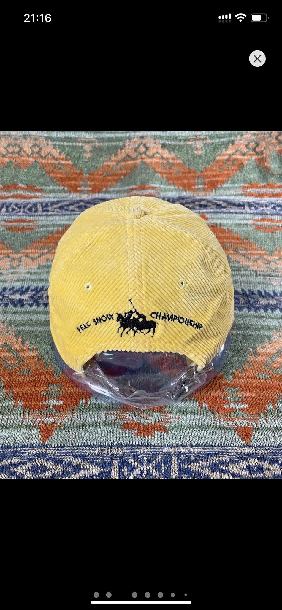 Polo Ralph Lauren Polo Ralph Lauren Rare Leather Baseball Hat cap Size ONE SIZE - 3 Thumbnail