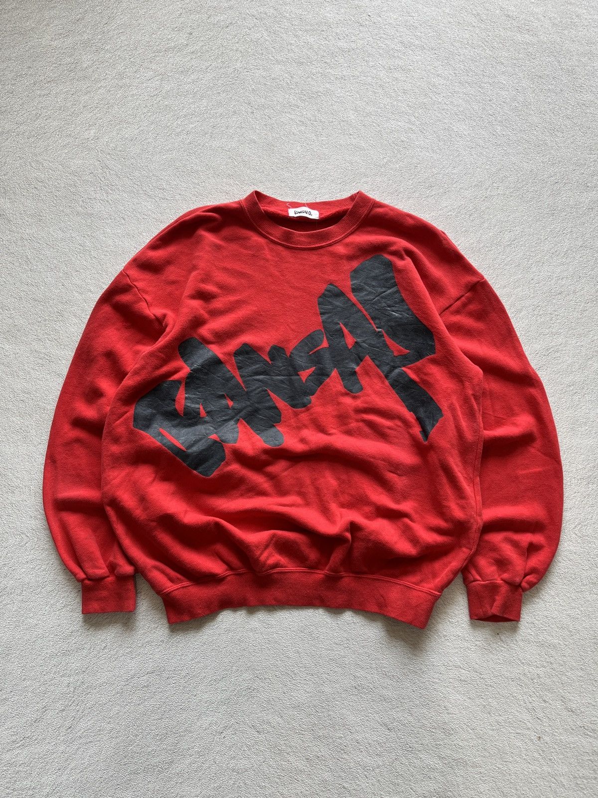 Kansai Yamamoto Rare - KANSAI O2 BIG HANDSTYLE SWEATSHIRT Size US XL / EU 56 / 4 - 1 Thumbnail