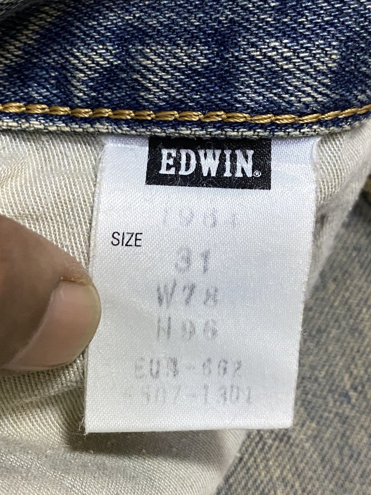 Edwin Vintage Edwin US Classic Faded Wash Distressed Loose Jeans Size US 32 / EU 48 - 18 Thumbnail