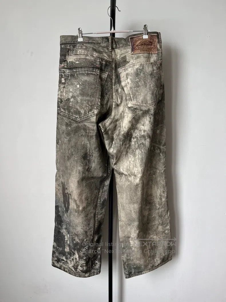 Acne Studios Acne Studios Trompe L'oeil Ink-Splattered 3D-Printed Jeans Size US 36 / EU 52 - 2 Thumbnail