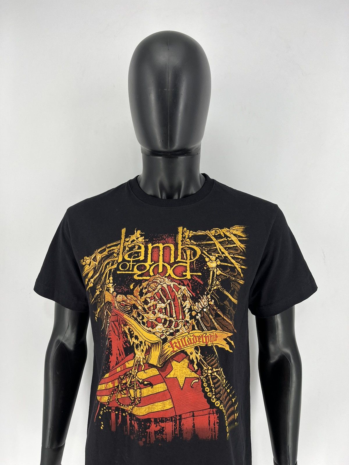 Band Tees × Vintage Vintage Lamb Of God Y2K Tshirt Tee Horror Face Size US L / EU 52-54 / 3 - 1 Thumbnail
