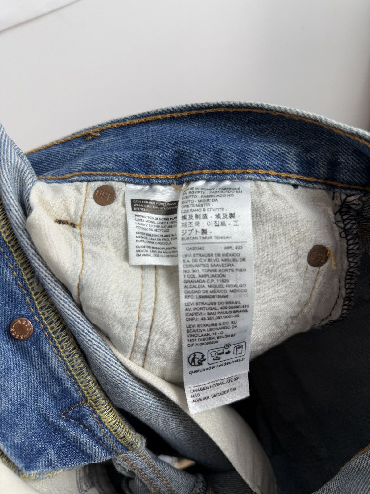 Levi's × Levi's Vintage Clothing Levi’s 501 150th anniversary denim jeans shorts jorts 30 y2k Size US 30 / EU 46 - 7 Thumbnail