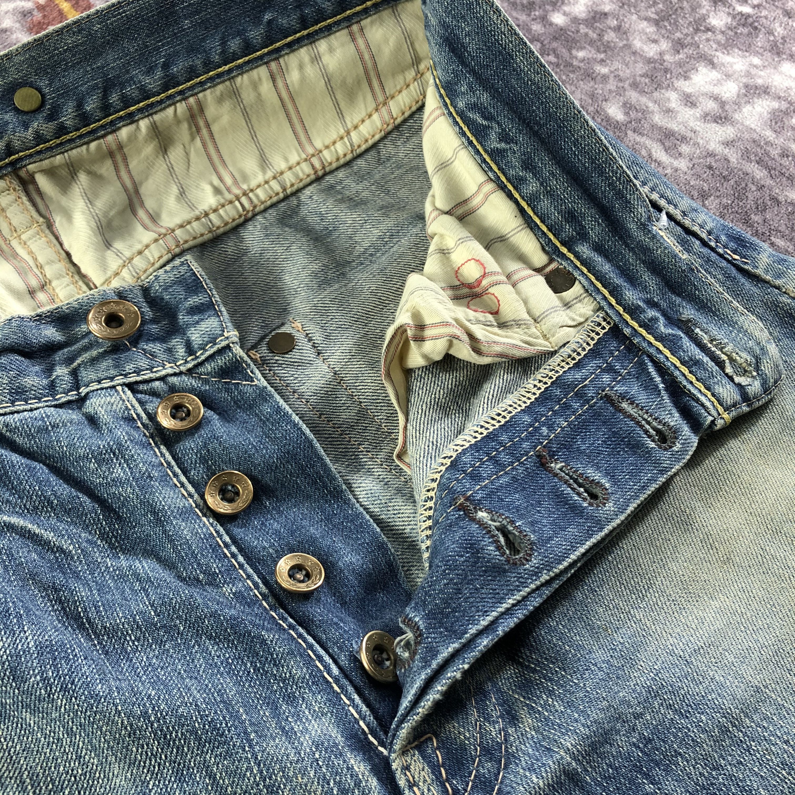 ANACHRONORM Vintage Anachronorm Japan Redline Jeans-JM3563 Size US 30 / EU 46 - 8 Thumbnail