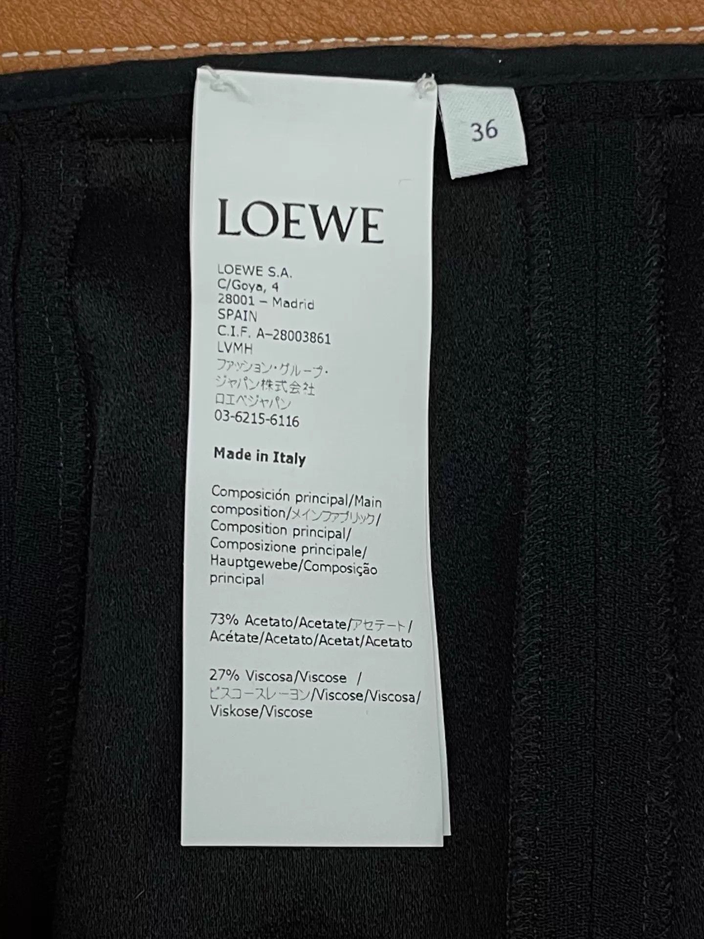 Loewe LOEWE reverse satin irregular mid-waist pleated dress 36 Size XS / US 0-2 / IT 36-38 - 6 Thumbnail