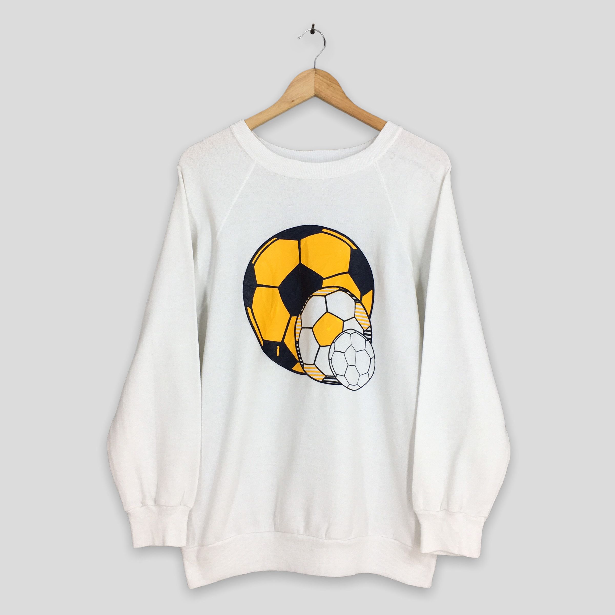 Champion Vintage 1986 Irish Soccer Sweatshirt XLarge Size US XL / EU 56 / 4 - 1 Thumbnail