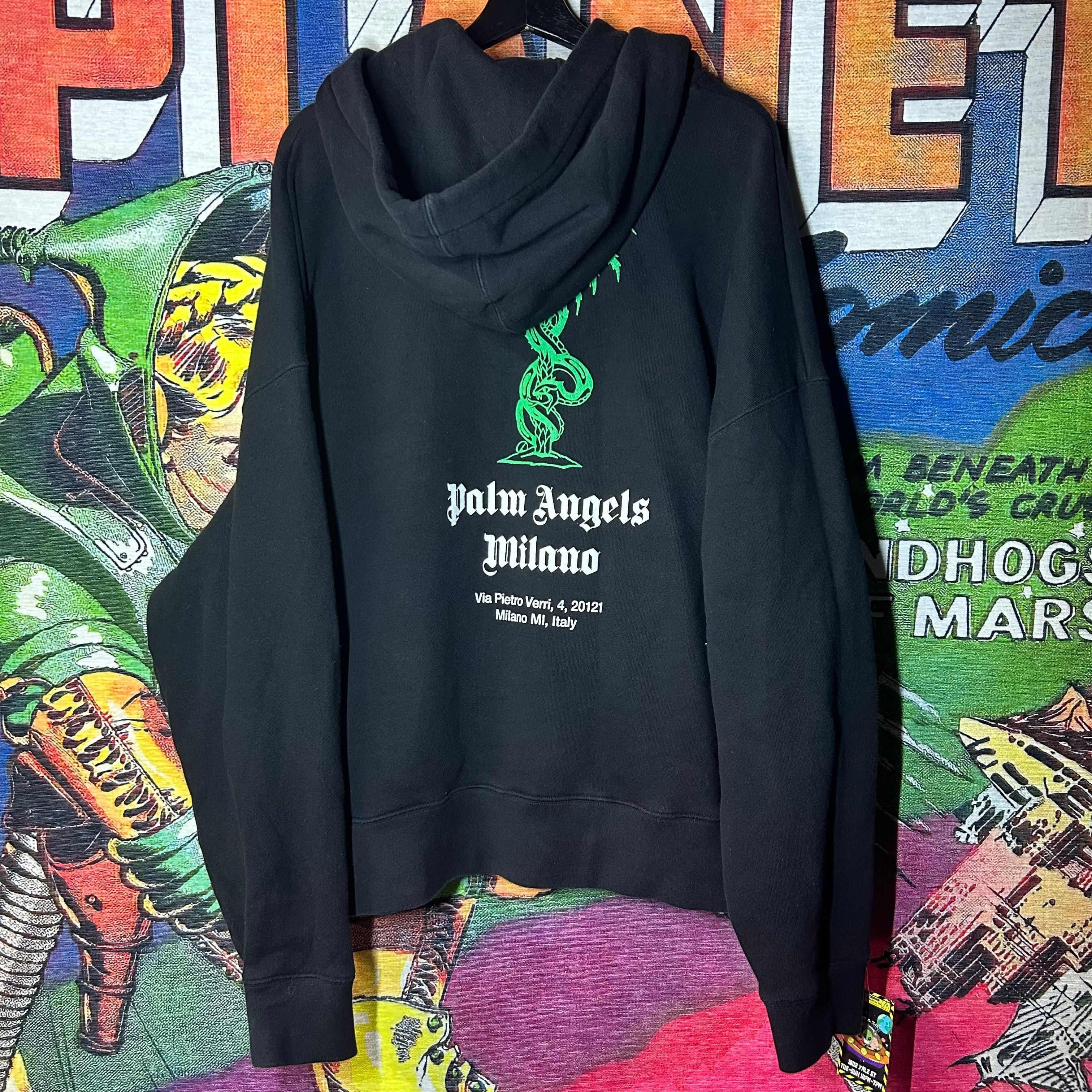 Palm Angels Palm Angels Milano Boxy Hoodie Size XL Size US XL / EU 56 / 4 - 2 Thumbnail