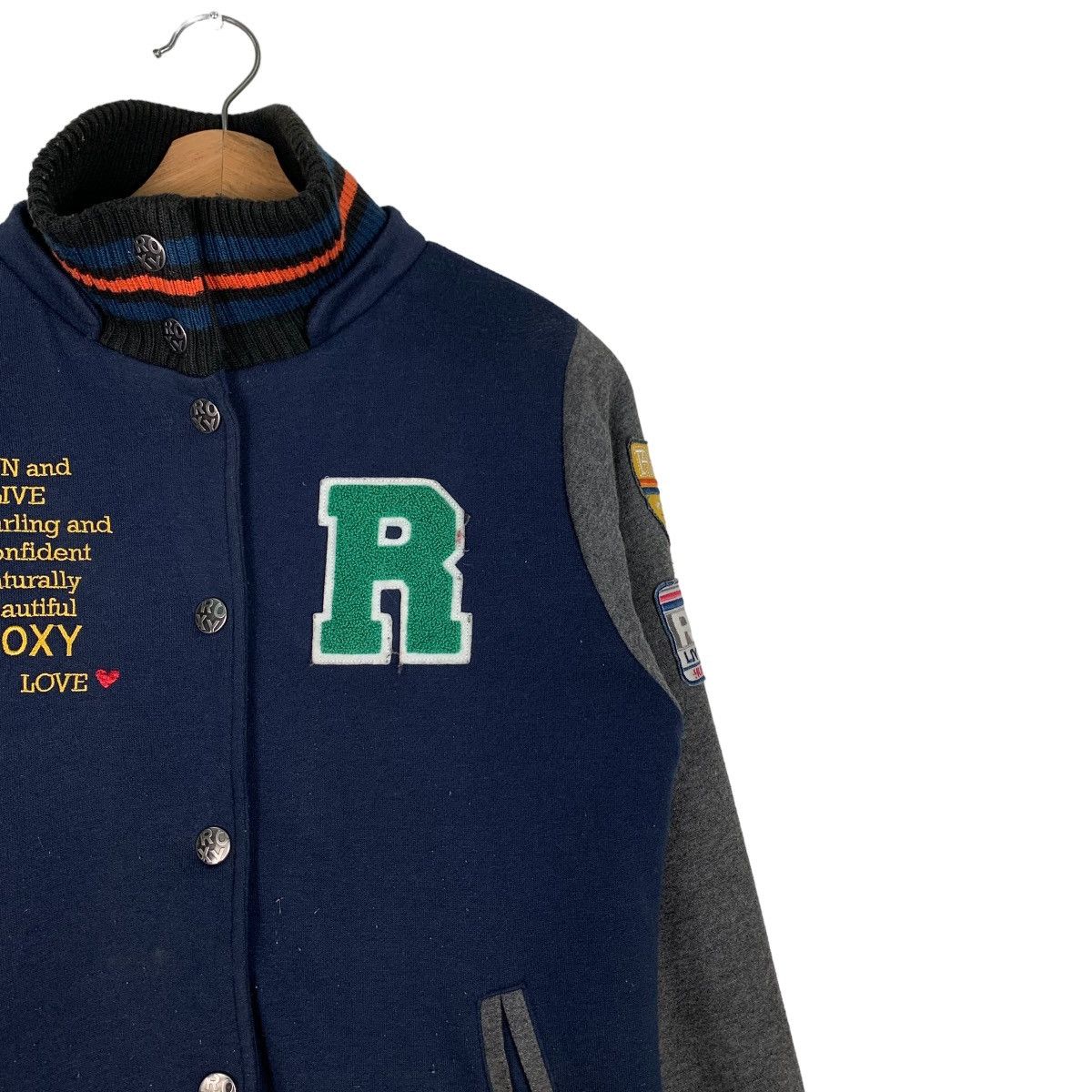 Japanese Brand California ROXY Surf Team Big Logo Varsity #0906-C40 Size US L / EU 52-54 / 3 - 5 Thumbnail