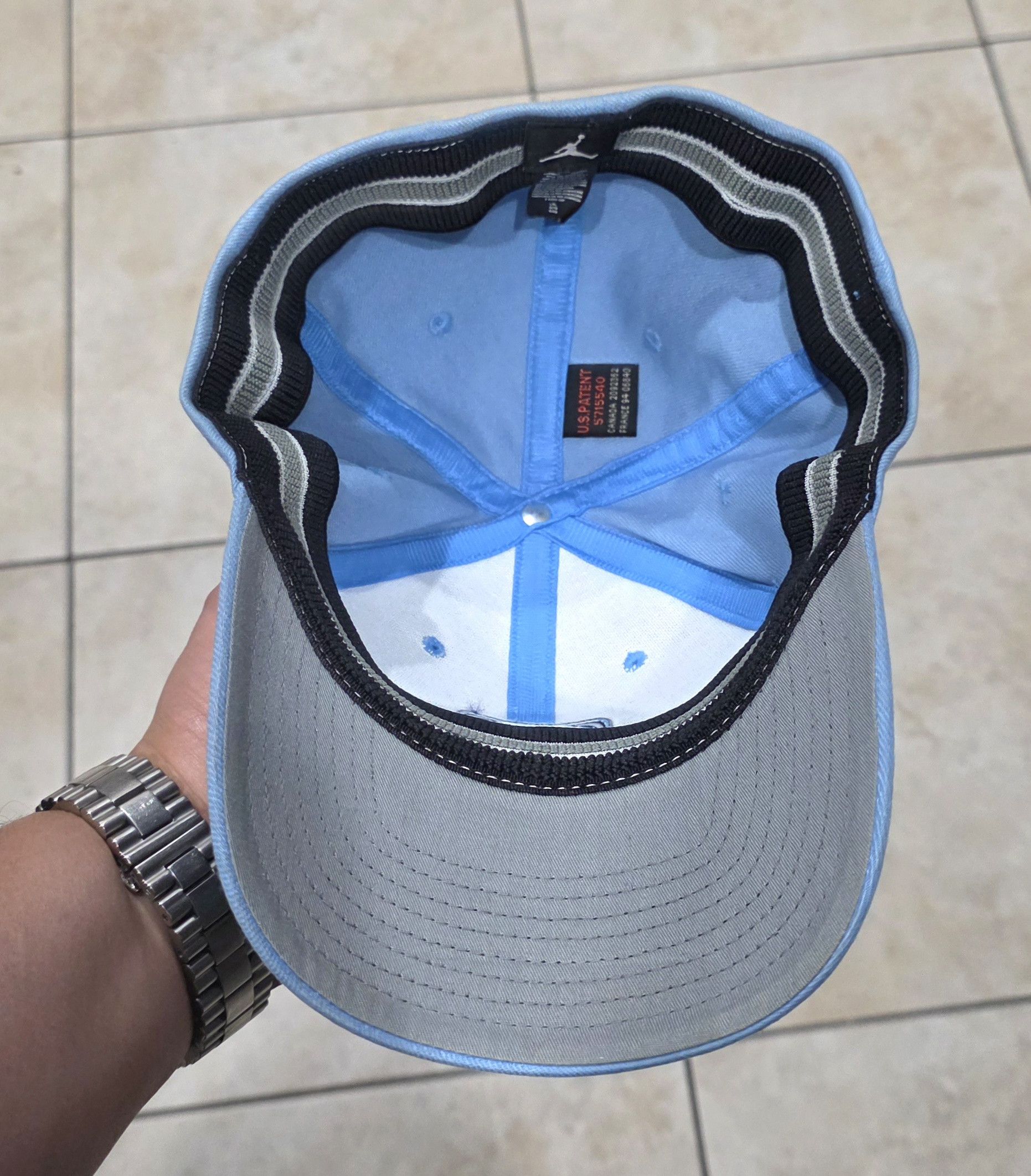 Jordan Brand Jordan Brand Vintage UNC Fitted Hat NCAA Basketball Cap Size ONE SIZE - 6 Thumbnail