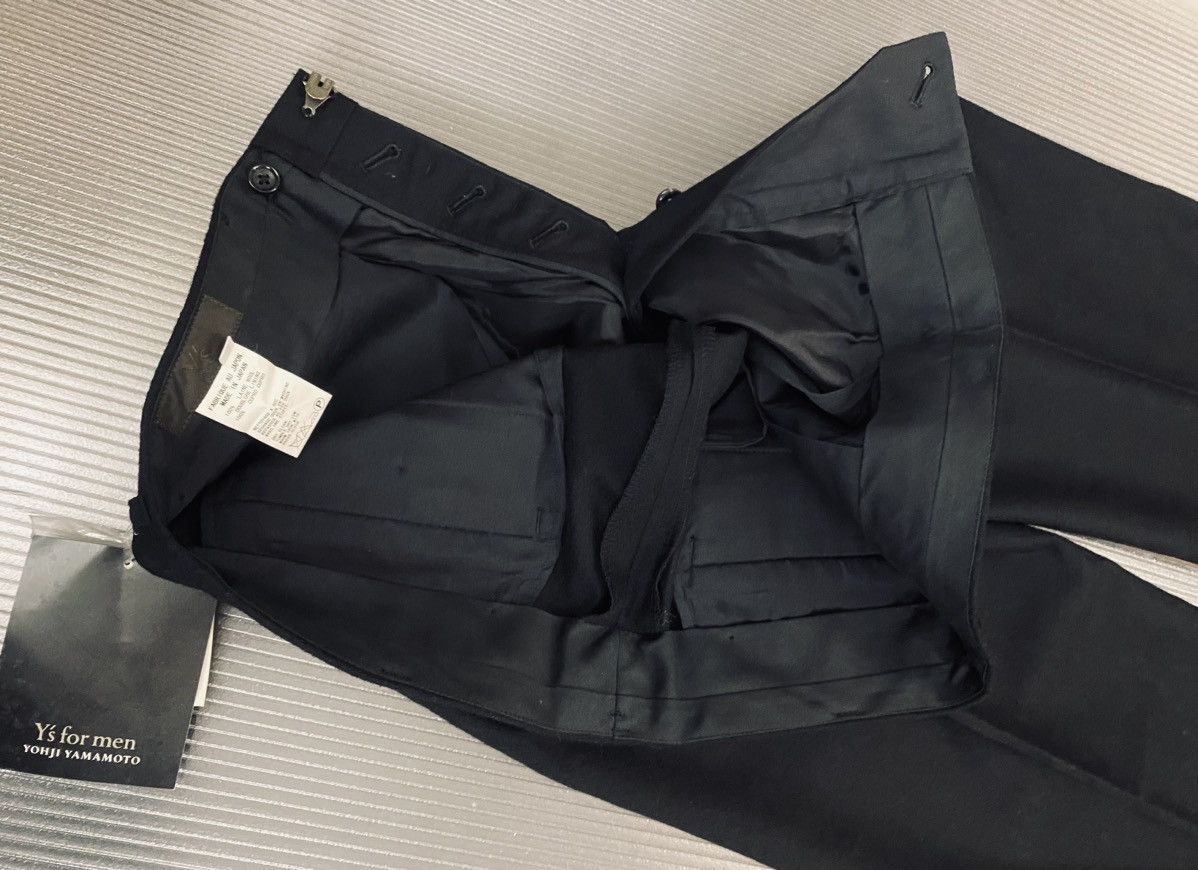 Y's for Men Y’s 🇯🇵 for men Yohji Yamamoto Nero felt wool slacks 4 NWT Size US 38 / EU 54 - 13 Thumbnail