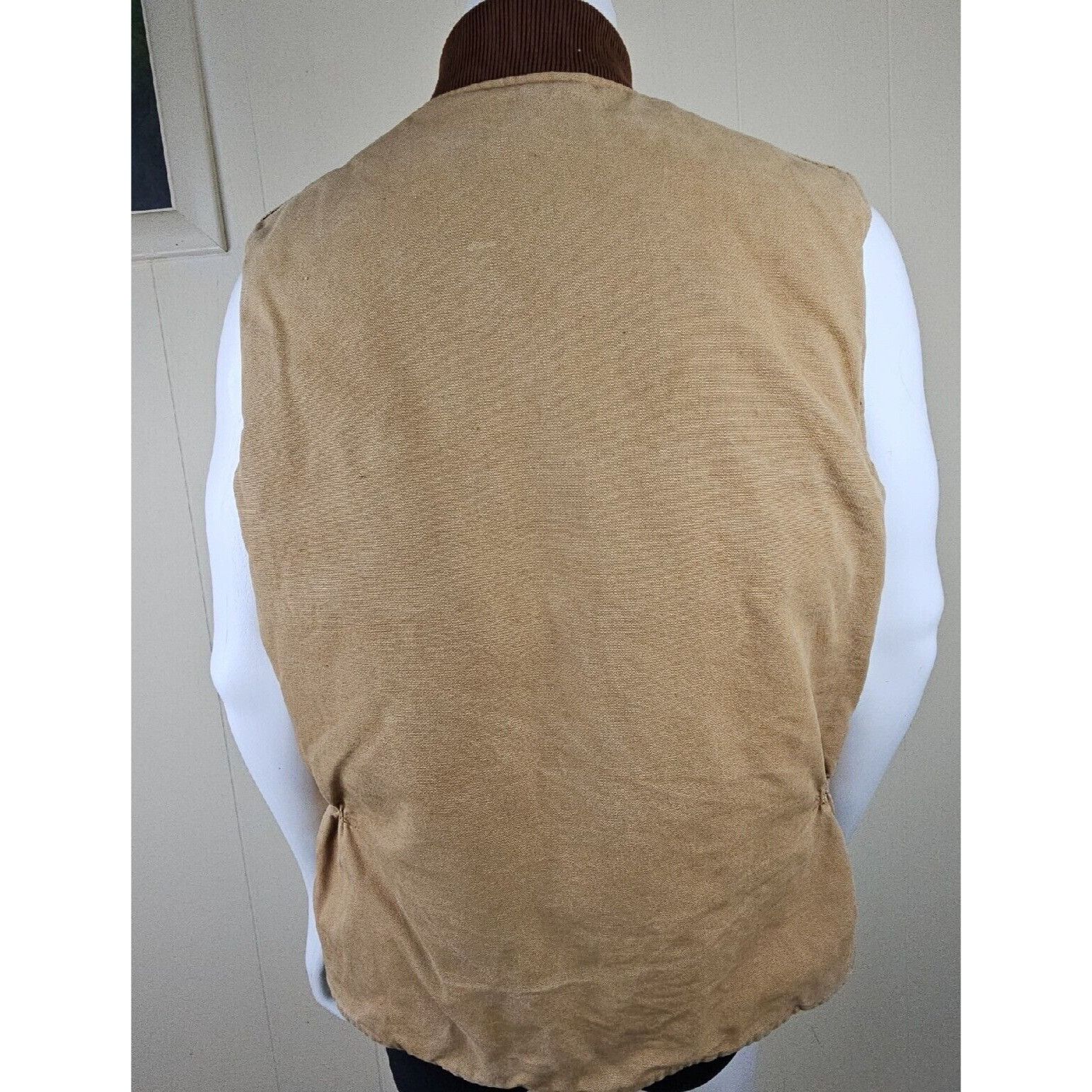 Carhartt Vtg Carhartt Quilted Vest Mens XL Brown Canvas Arctic Insula Size US XL / EU 56 / 4 - 3 Thumbnail