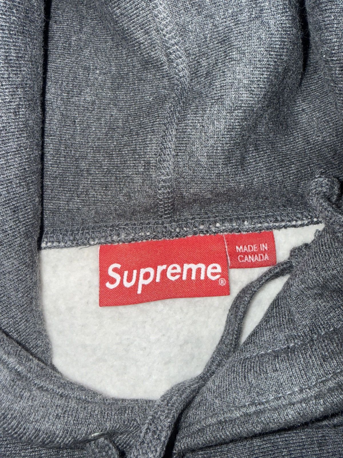 Supreme box logo hoodie 2021 - Charcoal size xl