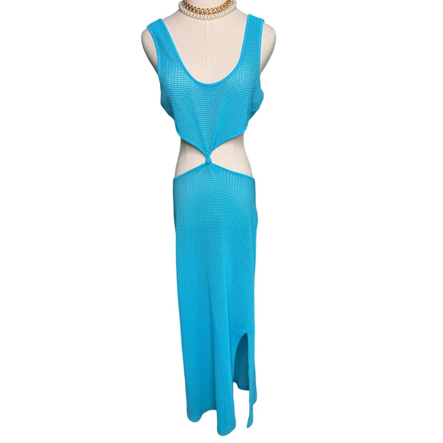 Solid & Striped Solid & Striped The Bailey Dress Cerulean Blue swim size XL Size XL / US 12-14 / IT 48-50 - 5 Thumbnail