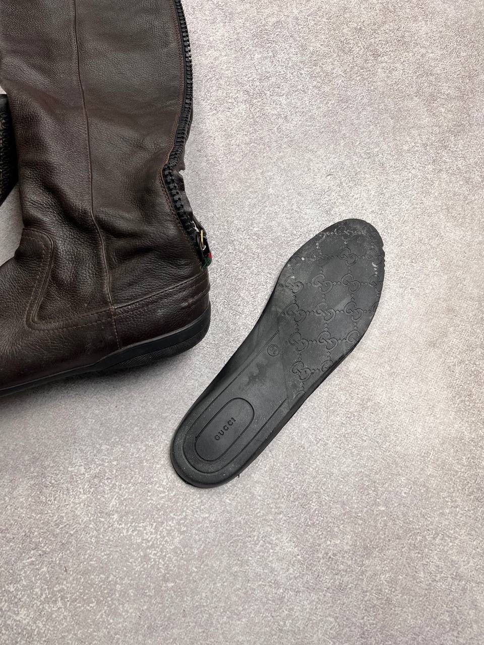 Gucci × Tom Ford × Vintage VINTAGE GUCCI TOM FORD ERA GENUINE LEAHER WOMANS BOOTS 38 Size US 8 / IT 38 - 6 Thumbnail