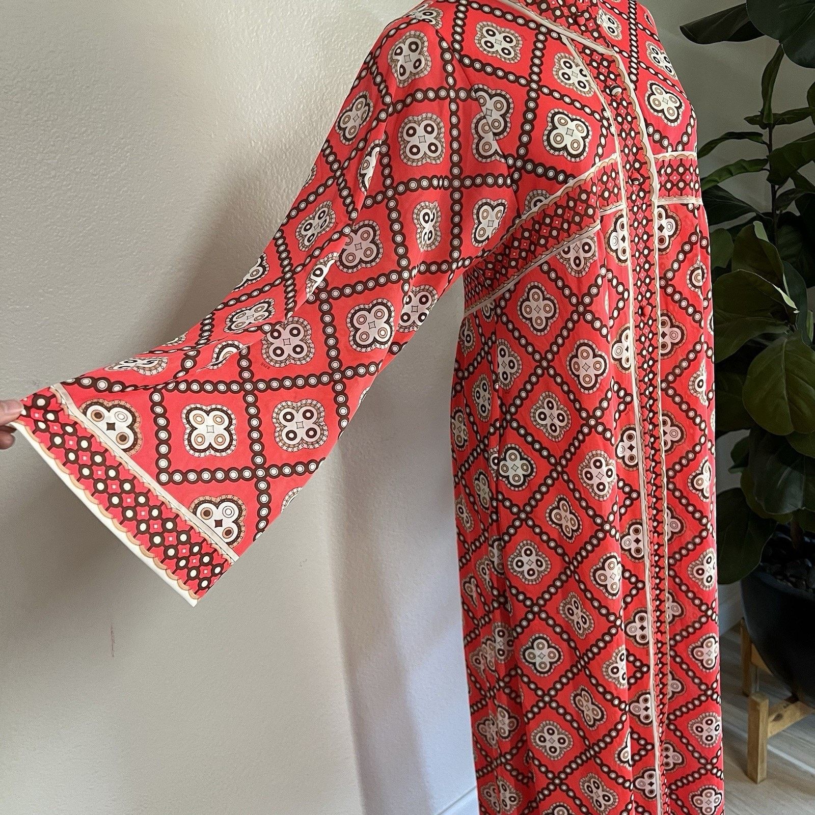 Emilio Pucci RARE Emilio Pucci Formfit Rogers EPFR Kimono Robe Hostess Size ONE SIZE - 3 Thumbnail