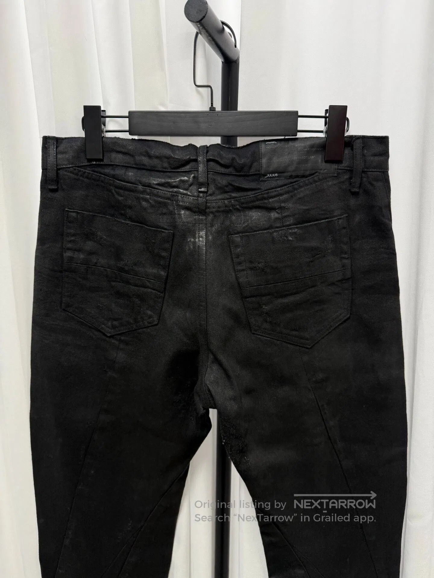 Comme des Garcons Homme Plus Julius 7 Distressed Spiral Denim Pants. Size US 28 / EU 44 - 5 Thumbnail
