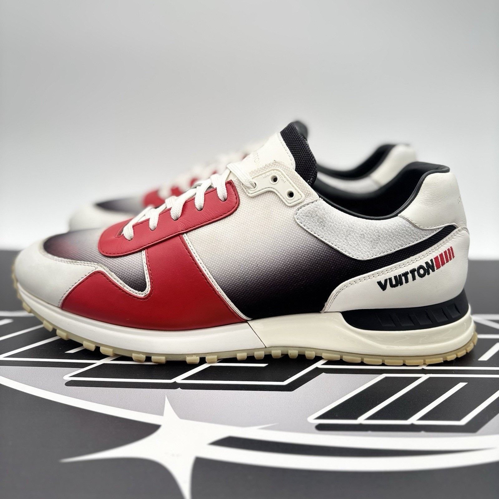 Louis Vuitton Louis Vuitton Runaway ' Red Black White ' | GOOD CONDITION! Size US 10 / EU 43 - 1 Thumbnail