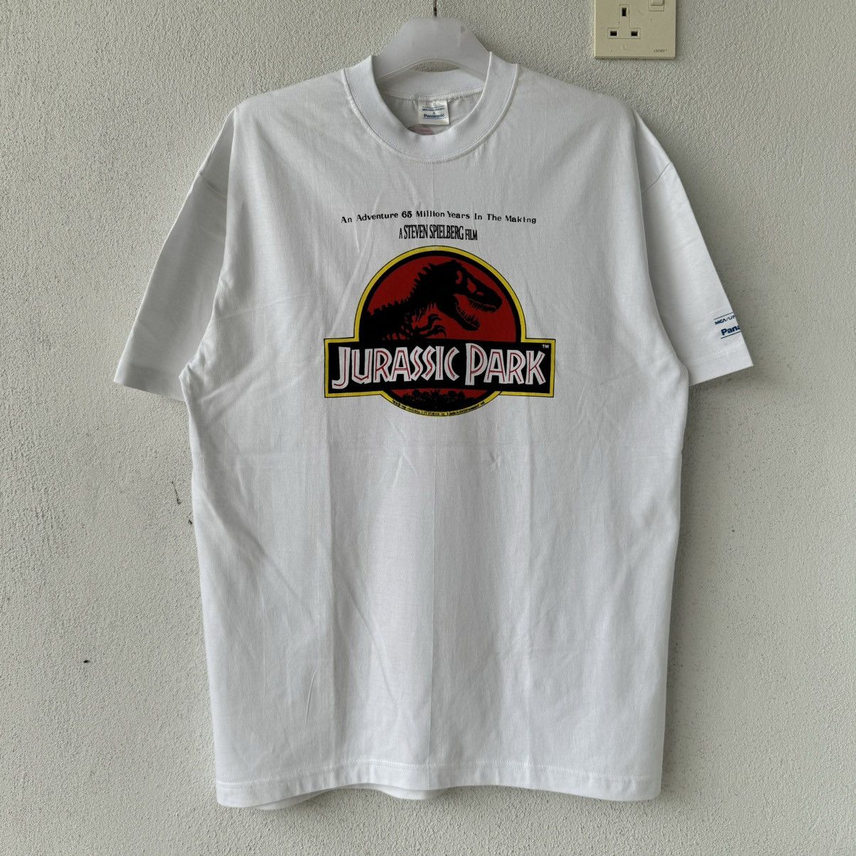 Vintage vintage JURASSIC PARK 1992 1993 t shirt.. movie tees.. Size US L / EU 52-54 / 3 - 1 Thumbnail
