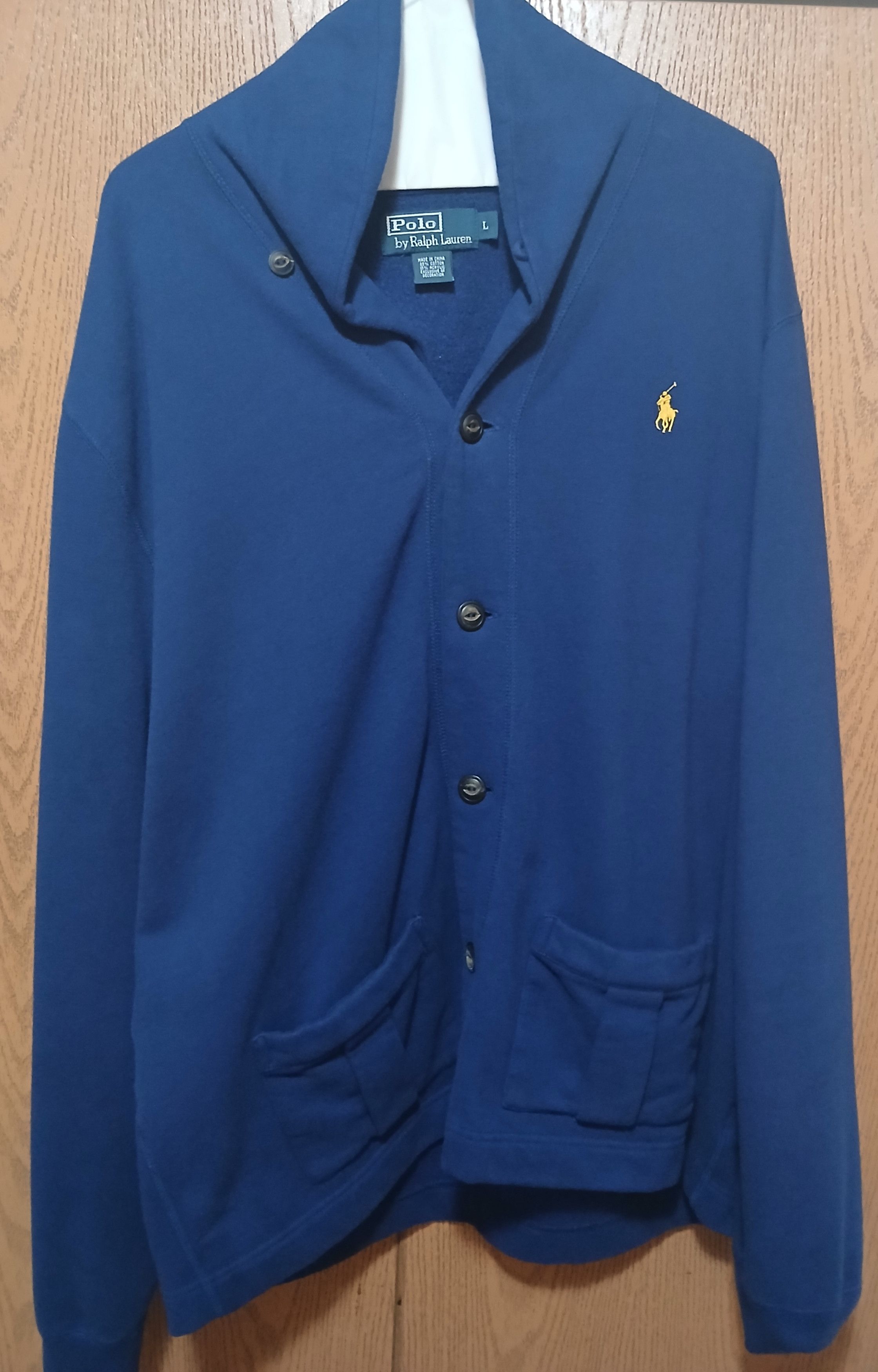 Polo Ralph Lauren Polo Ralph Lauren Blue Cardigan Sweater - Size L Size US L / EU 52-54 / 3 - 4 Thumbnail