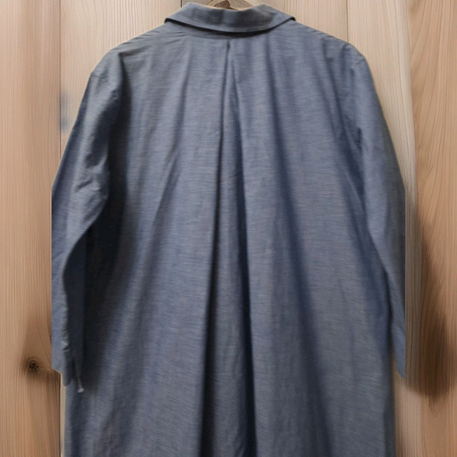 Sleepy Jones Sleepy Jones Hesse Kaftan Chambray Blue Long Dress $228 Size S / US 4 / IT 40 - 3 Thumbnail