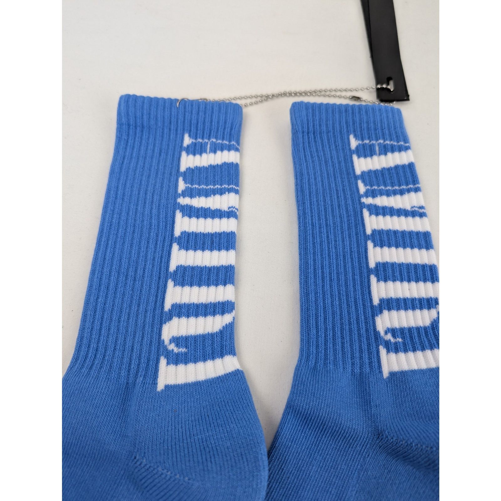 Amiri o1rshd1 Q:2 / Size: 43-44 / Solid Amiri Core Logo Socks Blue Size ONE SIZE - 5 Thumbnail